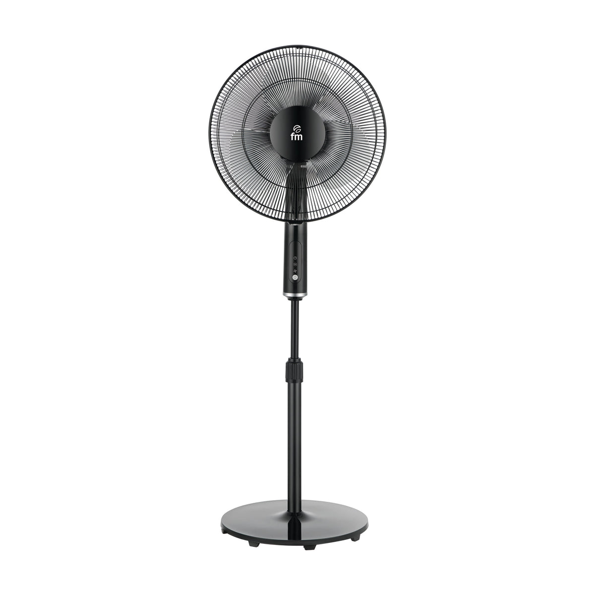 Ventilador de pie FM Calefacción P-420 Black de 40 W y 3 velocidades
