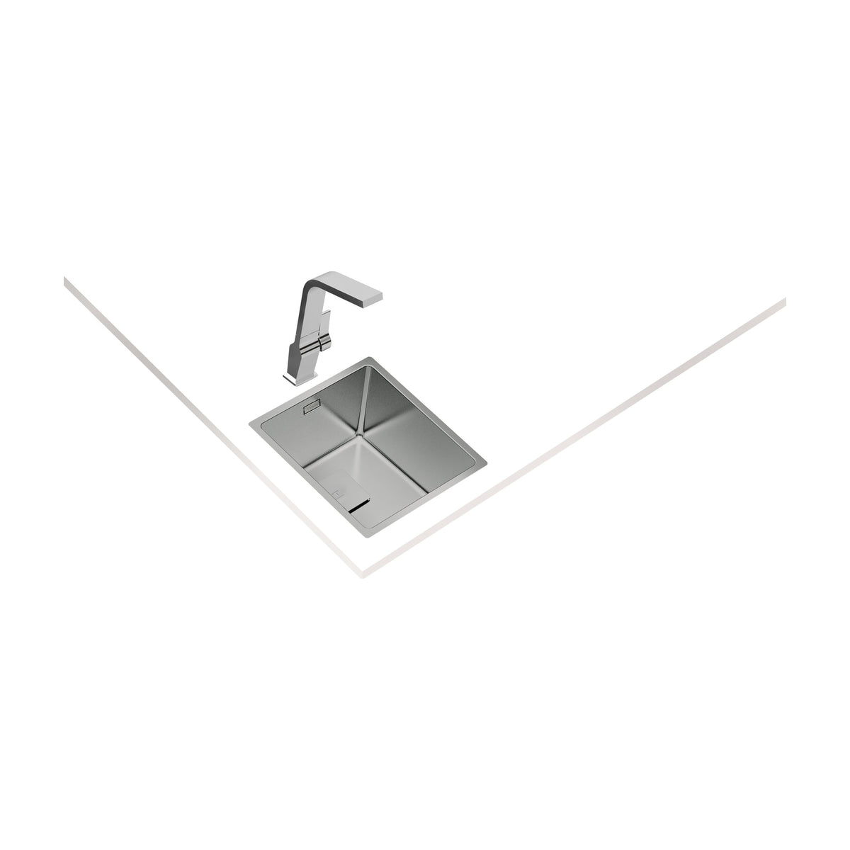 Fregadero Teka FlexLinea RS15 34.40 de acero inoxidable, triple instalación