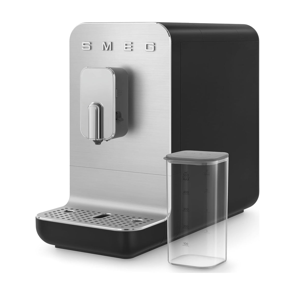 Cafetera superautomática Smeg BCC13BLMEU negra, 19 bar y 10 bebidas