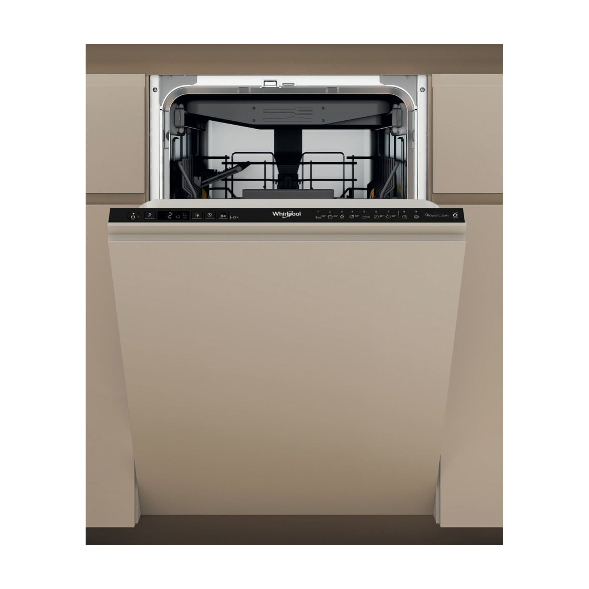 Lavavajillas integrable Whirlpool WH6IC11BS7LA0 de 45 cm y 11 cubiertos
