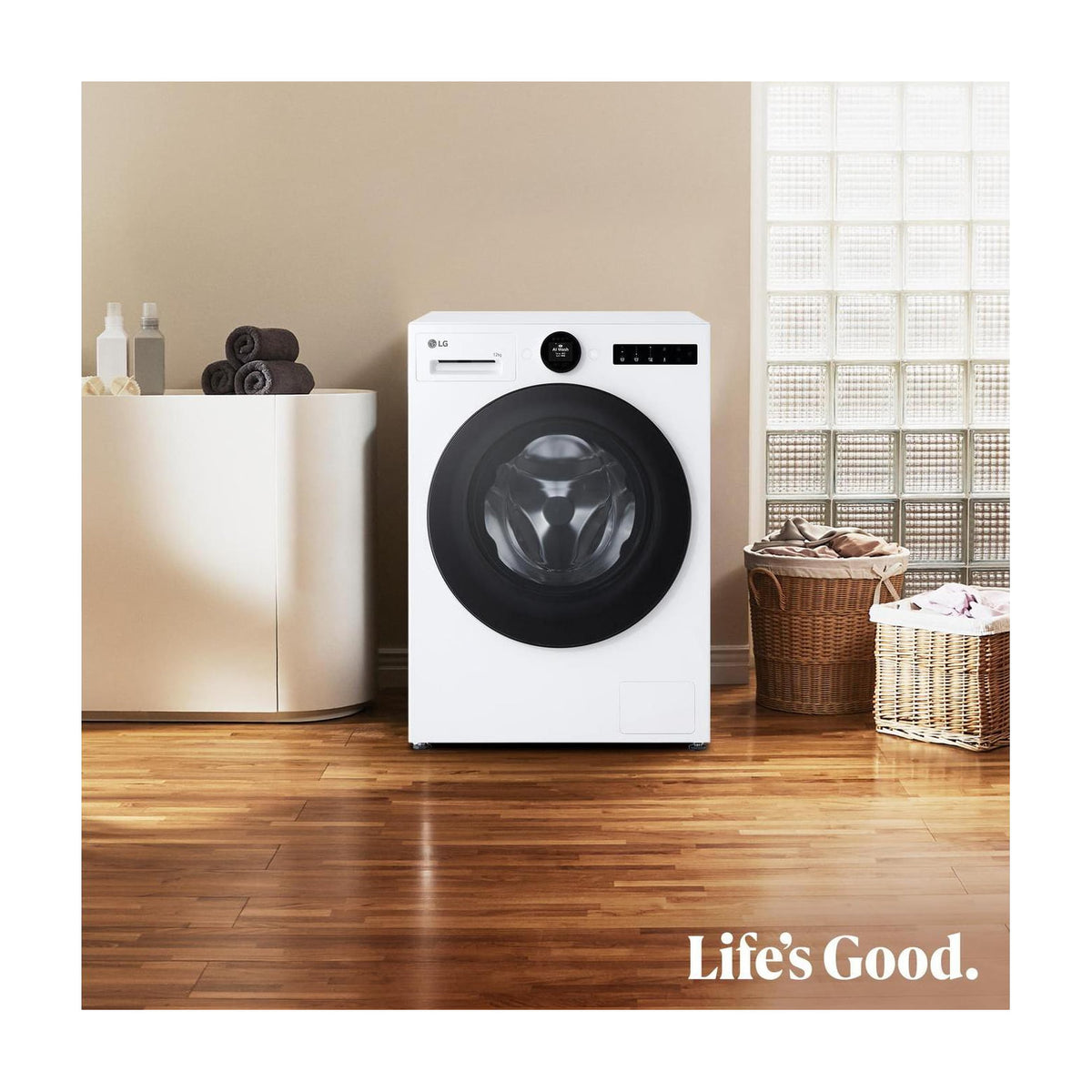 Lavasecadora LG W4X7016TLS de 11/6 kg con Wi-Fi y vapor