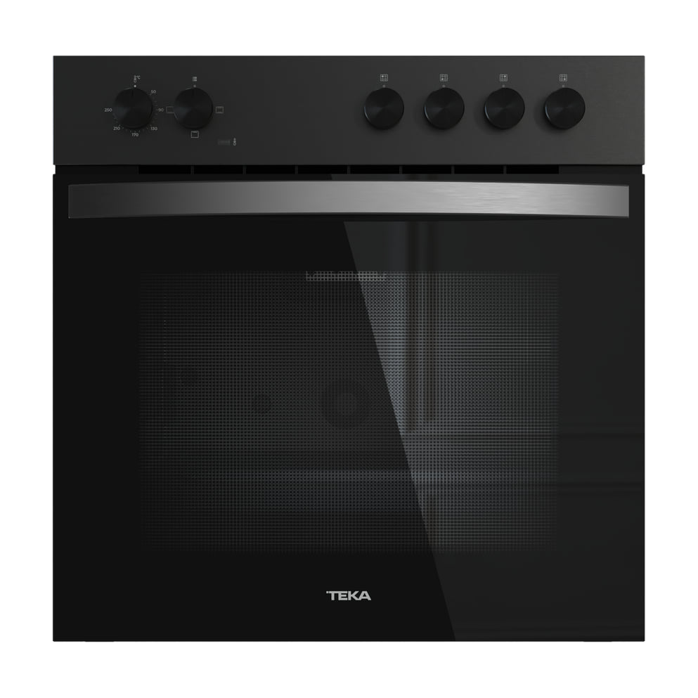Horno convencional Teka HBE 4900 ME FBK, 72 litros, negro