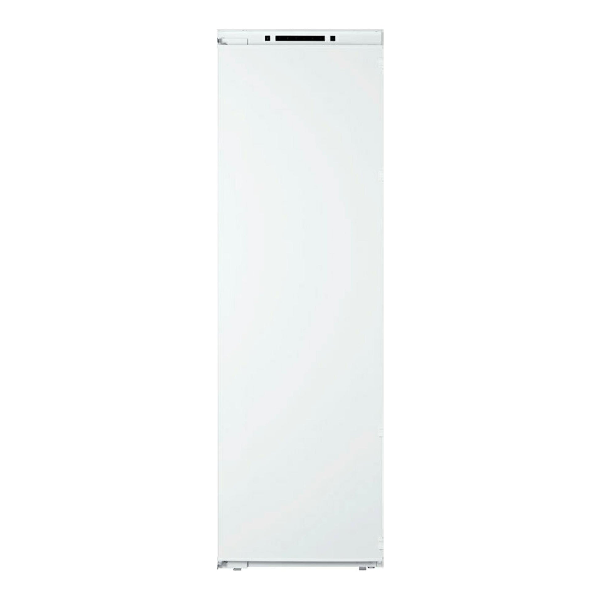 Congelador integrable Fagor 3CIB1725, vista frontal, blanco, con panel superior.