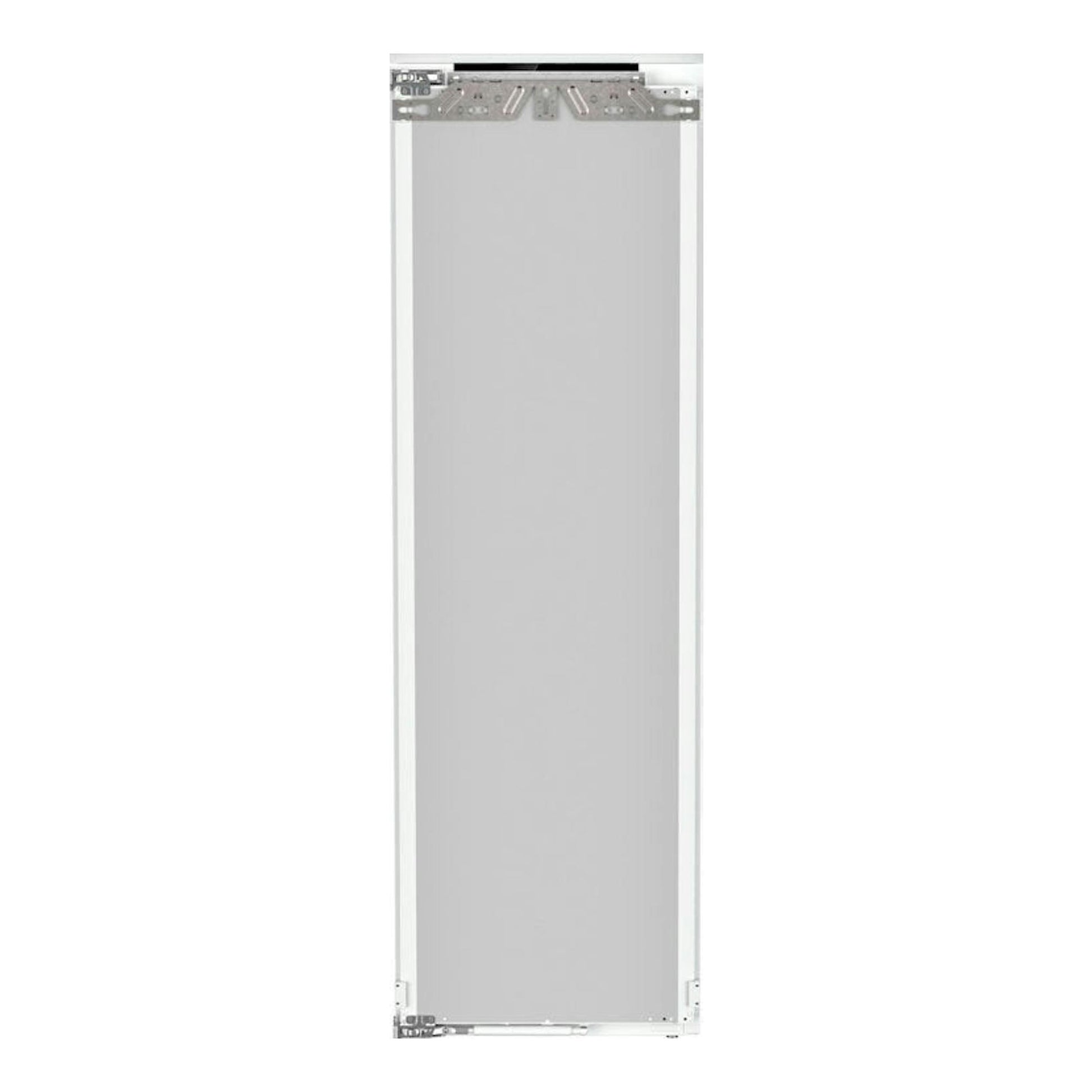 Congelador integrable Liebherr SIFNdi 5178, vista frontal de puerta blanca con panel gris y herrajes visibles.