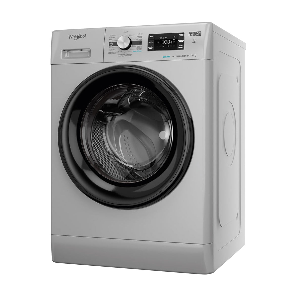 Lavadora Whirlpool FFB 8489 SBV SPT de 8 kg y 1400 rpm