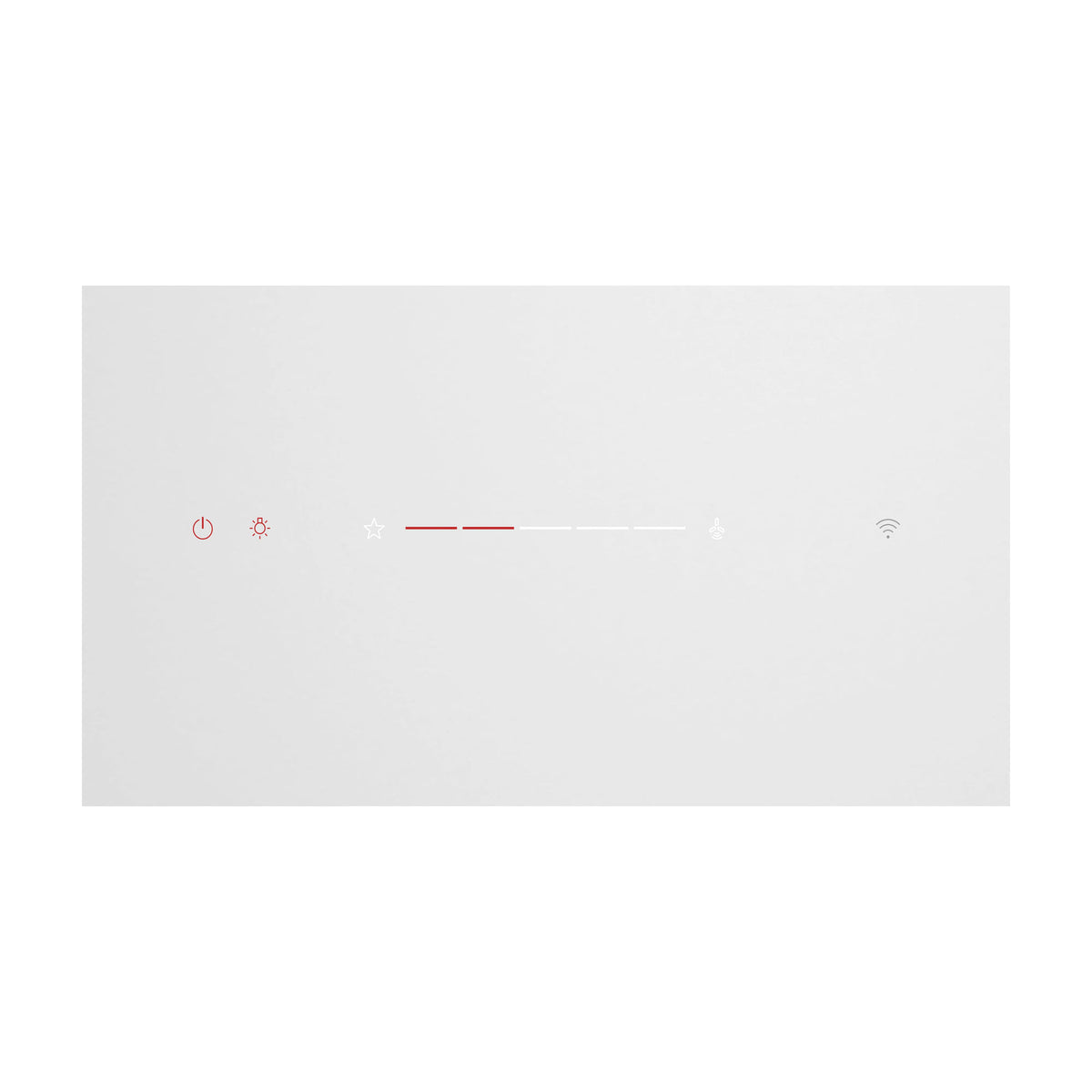 Campana decorativa inclinada Bosch DWK91LT20, 90 cm, cristal blanco