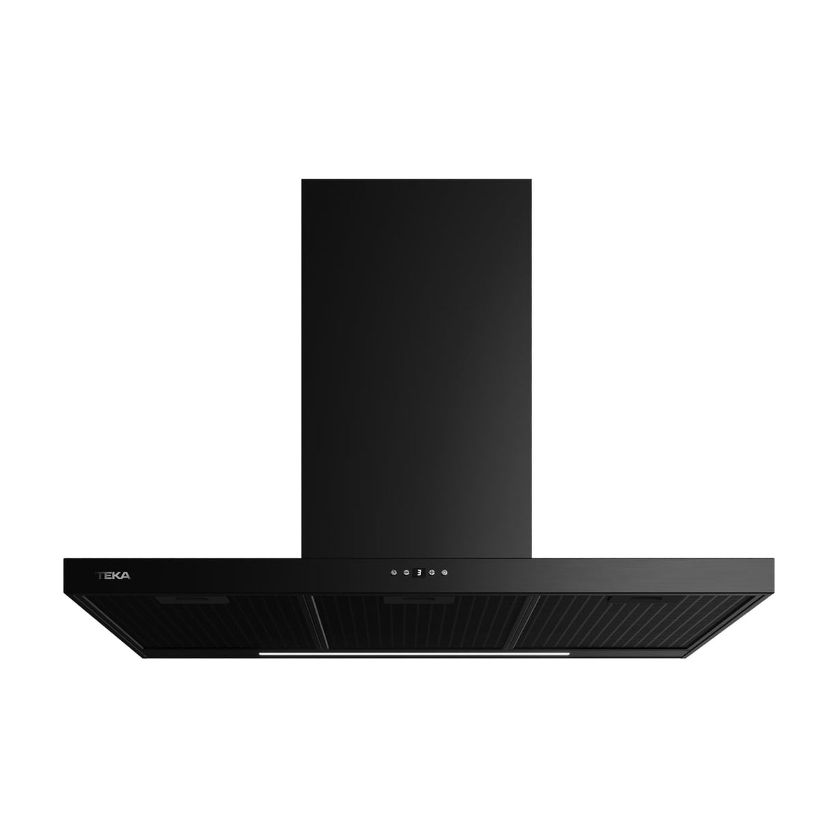 Campana decorativa de pared Teka DSH 986 BK de 90 cm, negra, clase A