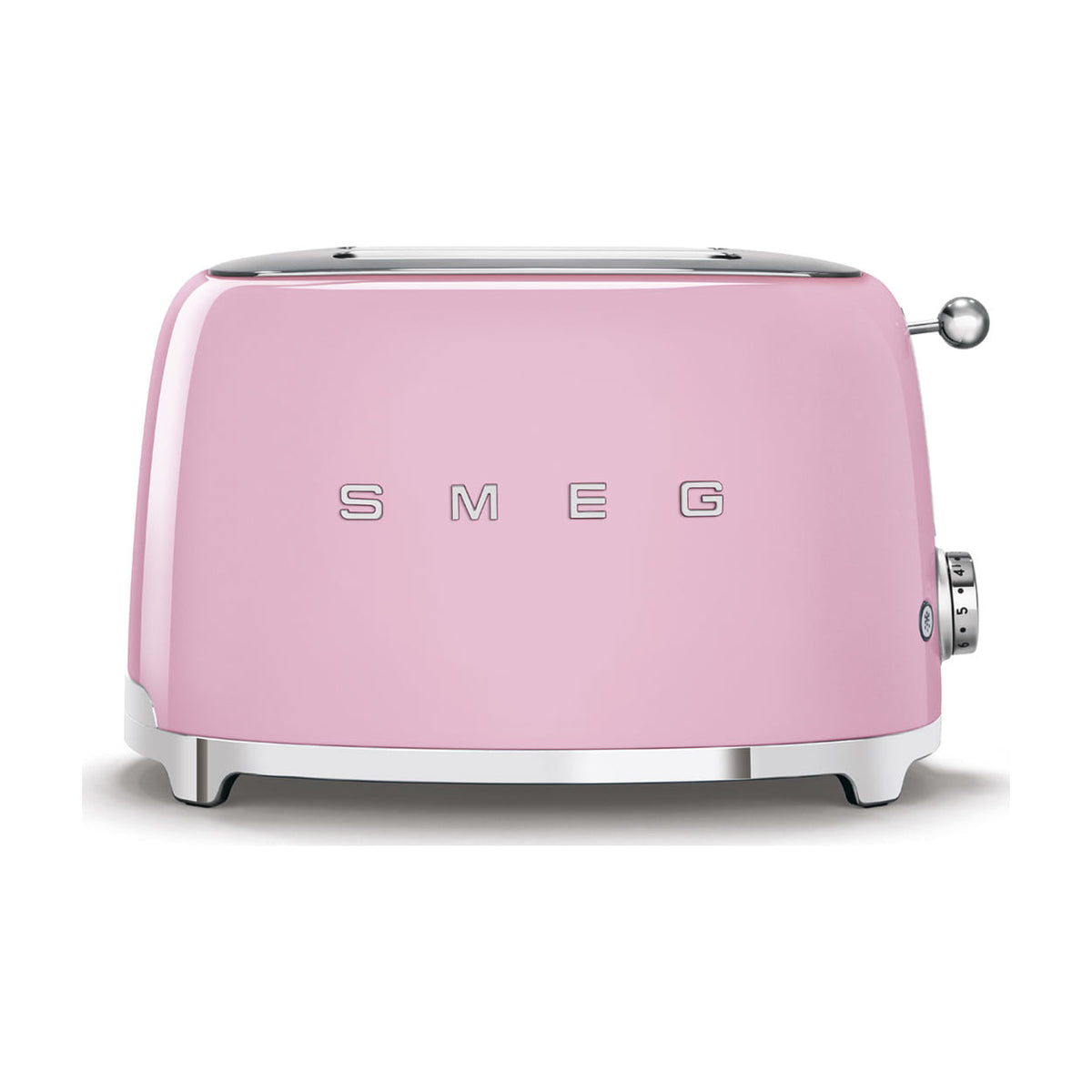 Tostadora Smeg TSF01PKEU rosa, 2 ranuras y 950 W