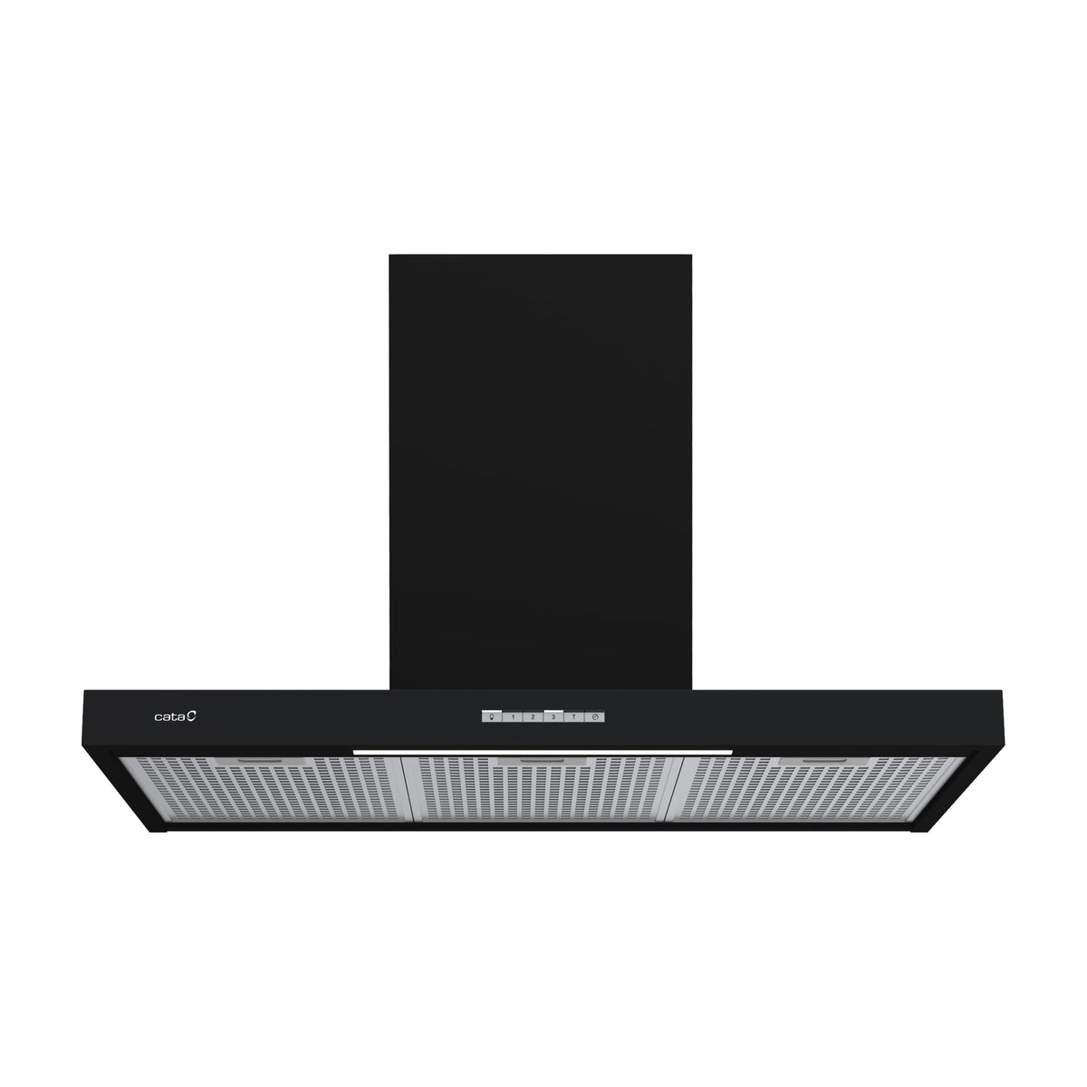 Campana decorativa CATA Sygma 9010 BK negra, 90 cm, clase A