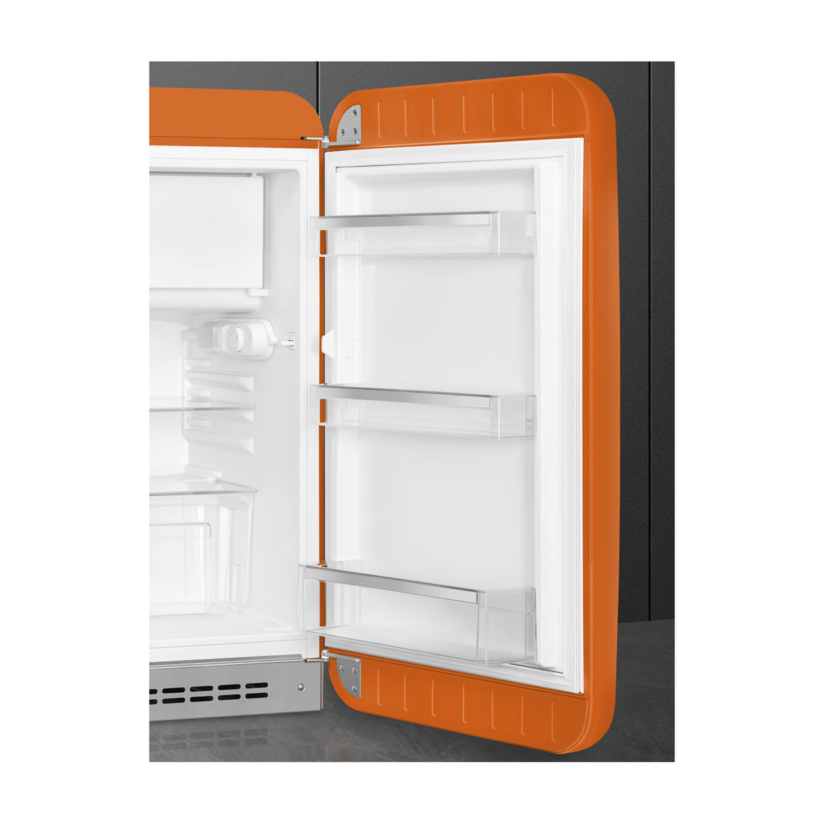 Frigorífico de una puerta Smeg FAB10ROR6, 122 l, naranja