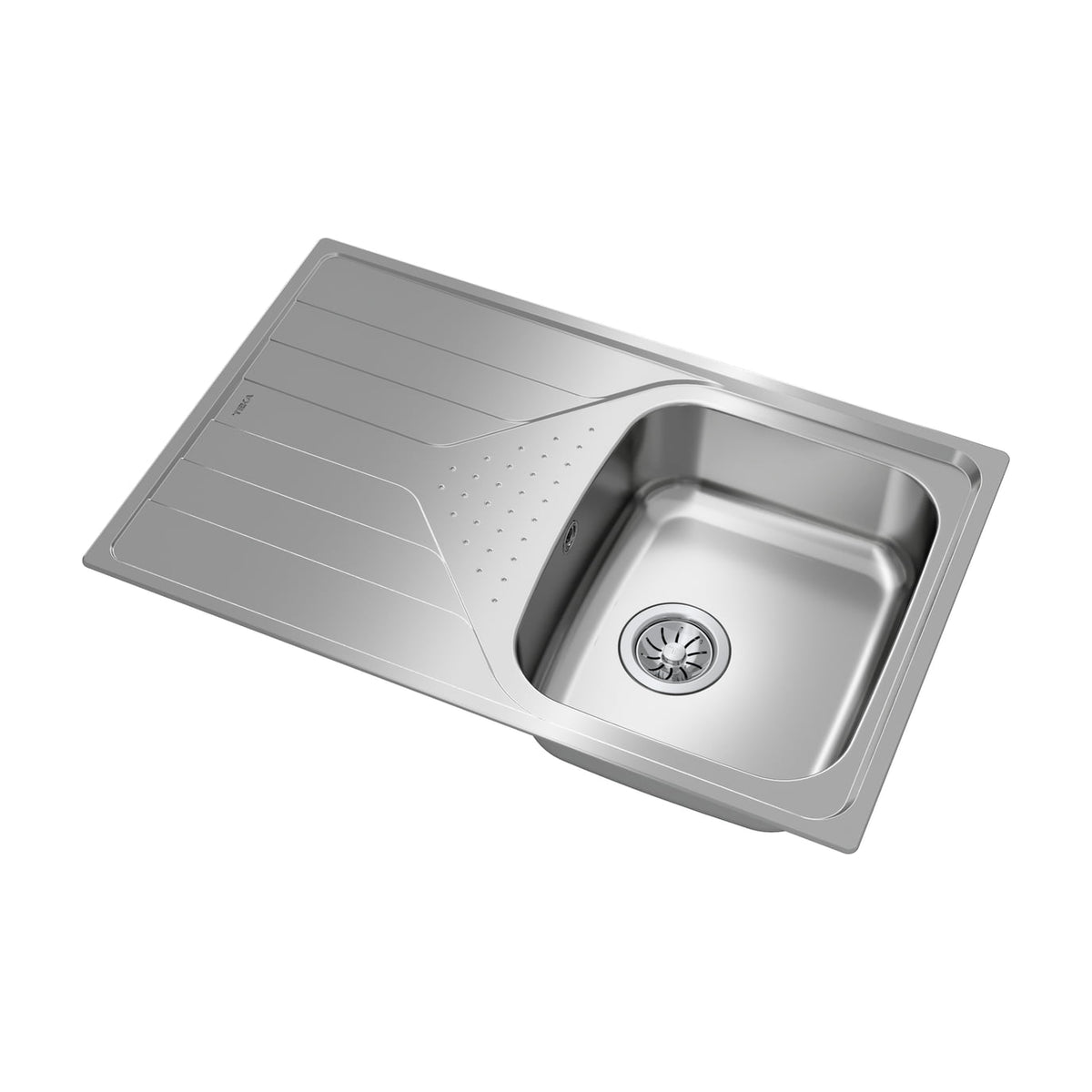 Fregadero Teka Universe 45 T-XP 1C 1E de inox con escurridor reversible, 79 × 50 cm