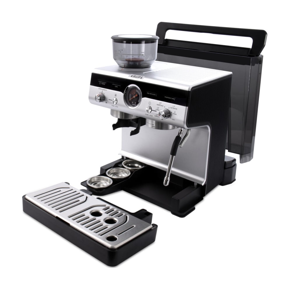 Cafetera espresso Krups Precision XP801T10 con molinillo integrado y 15 bares