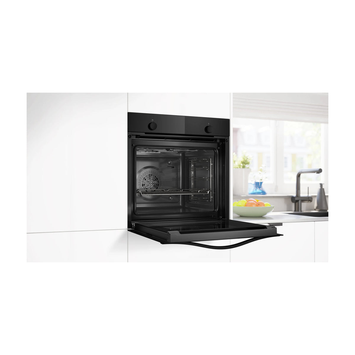Horno multifunción Balay 3HB5000N3 de 71 l, cristal negro