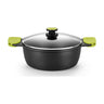 Cacerola alta BRA Foodie A490320 de 20 cm y 3 l, apta para inducción