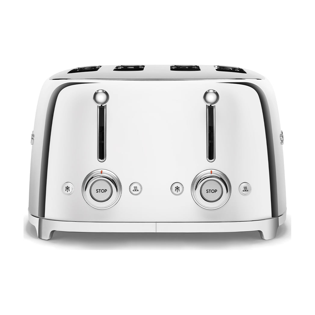 Tostadora Smeg TSF03SSEU de 4 ranuras y 2000 W