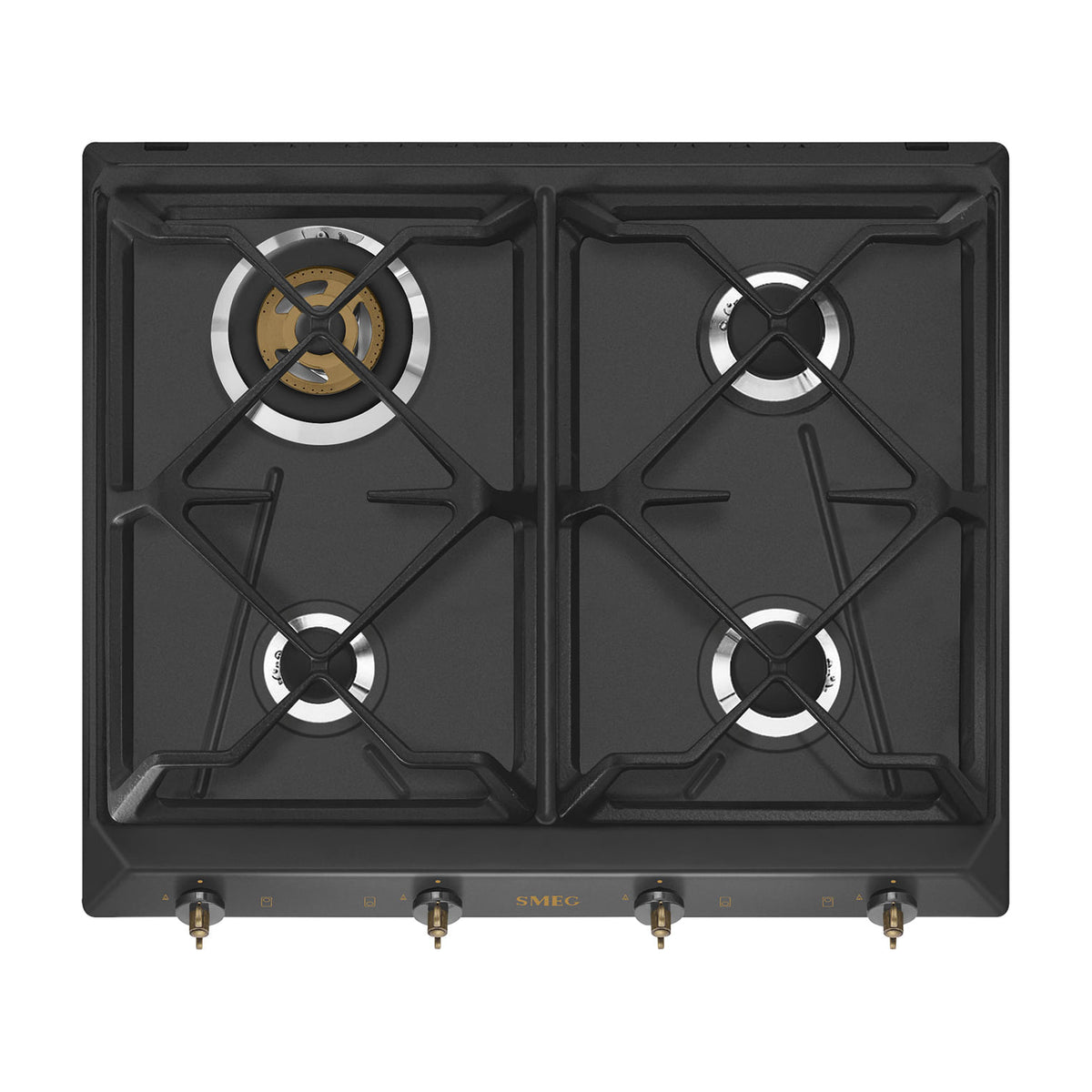 Placa de gas Smeg SRV864AOGH de 60 cm con 4 quemadores