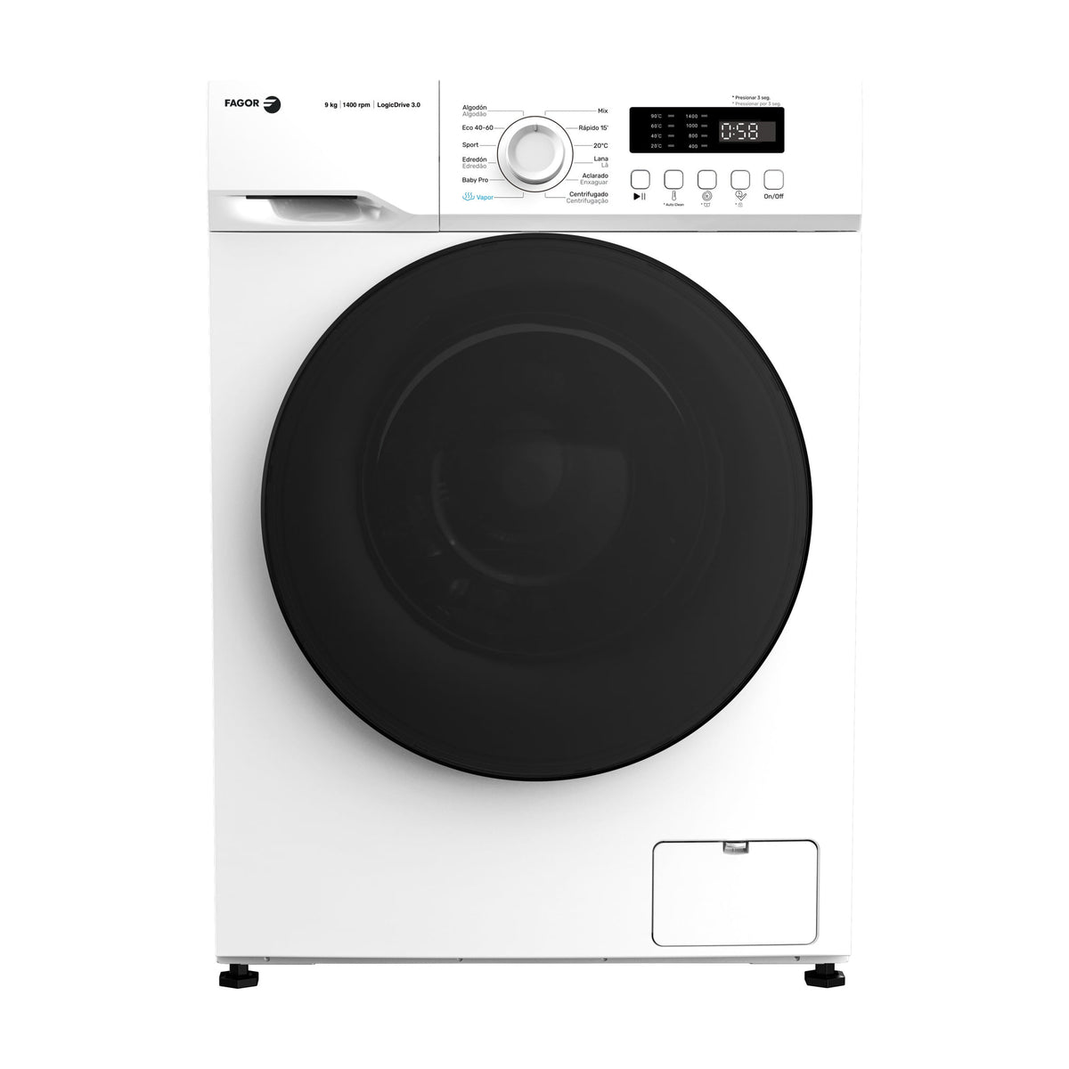Lavadora Fagor 3FE-9714 de 9 kg y 1400 rpm