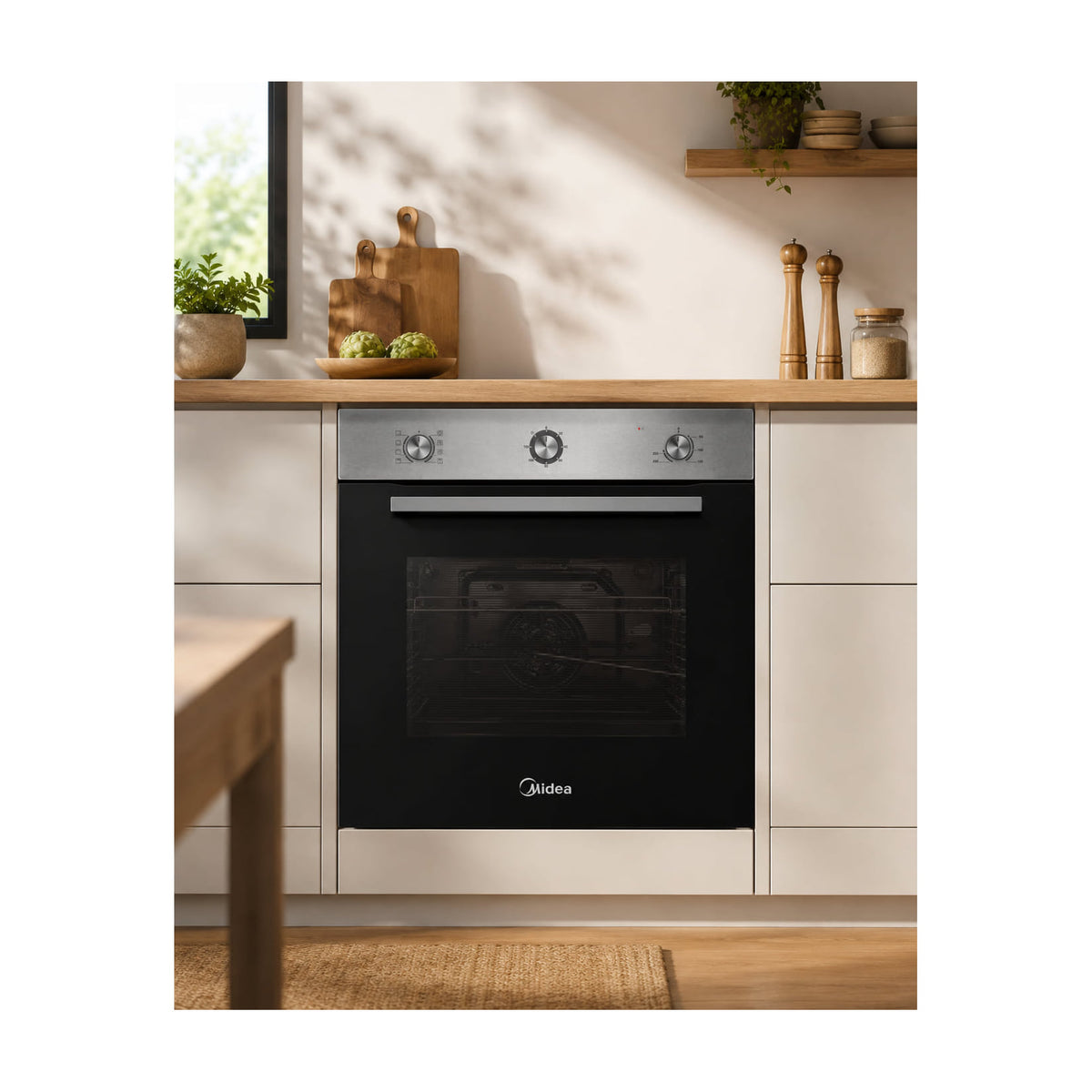 Horno multifunción Midea MCO6070MMAJ de 70 litros y 9 funciones