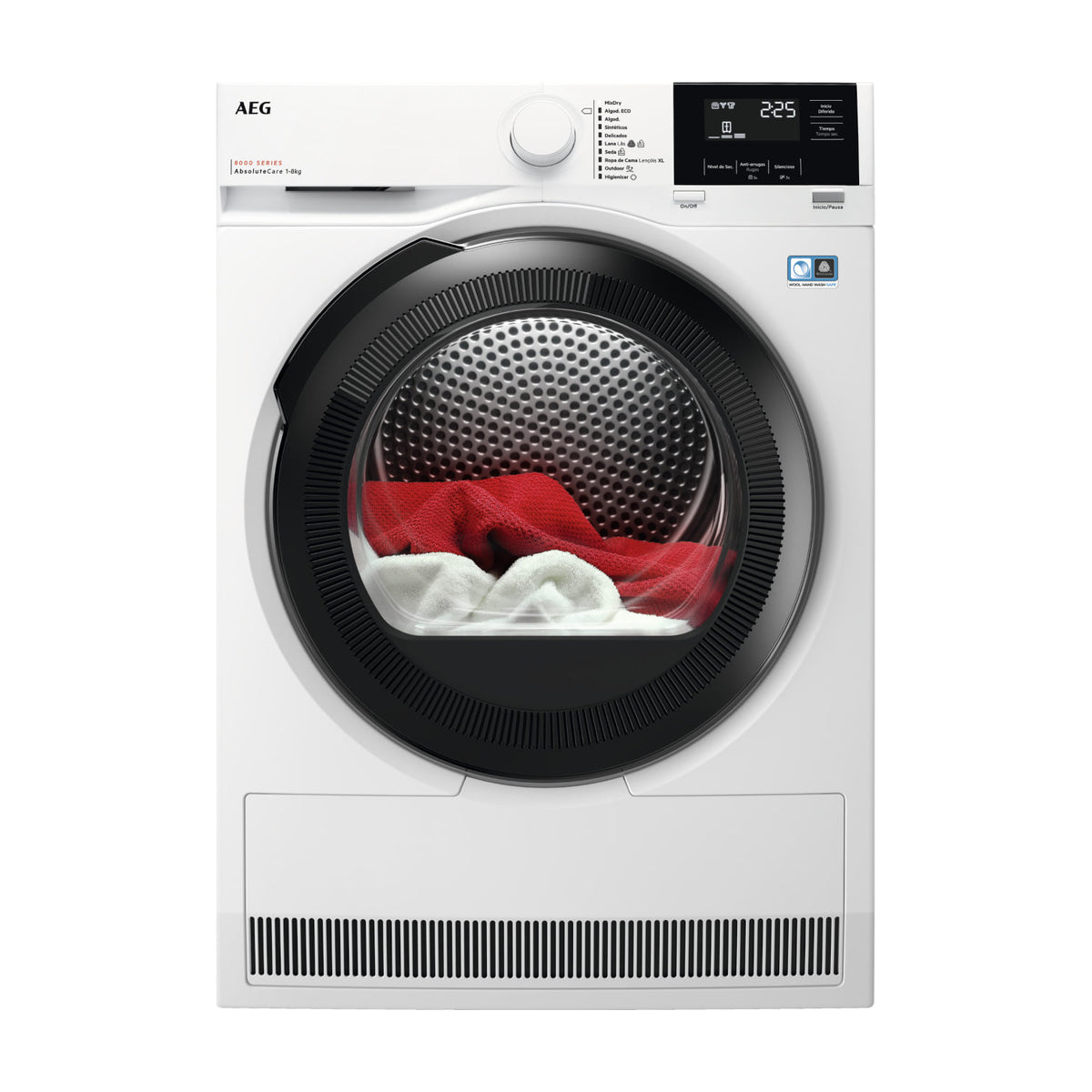 Secadora con bomba de calor AEG TR818A4OB de 8 kg, clase C