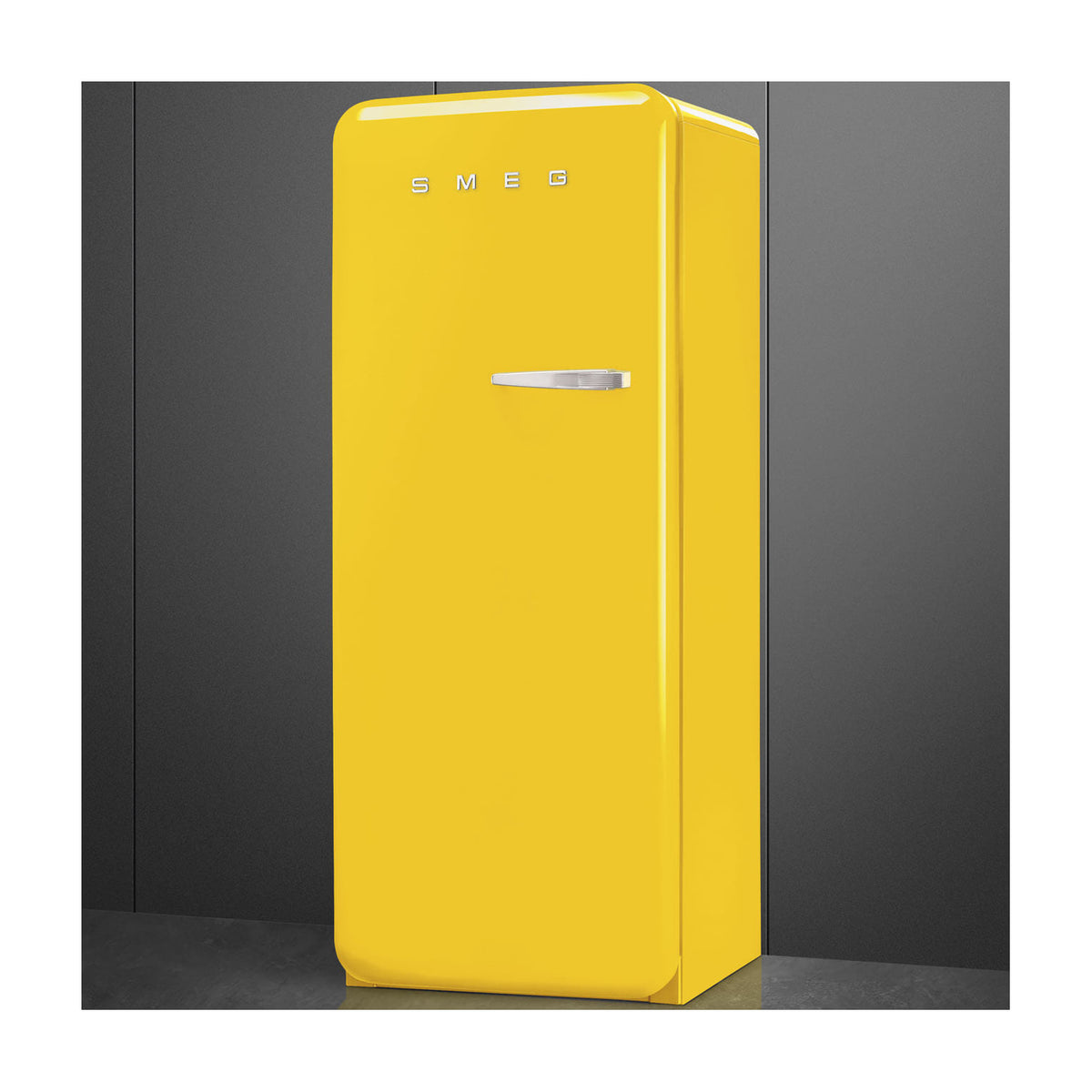 Frigorífico de una puerta Smeg FAB28LYW6 amarillo, 270 l, clase C