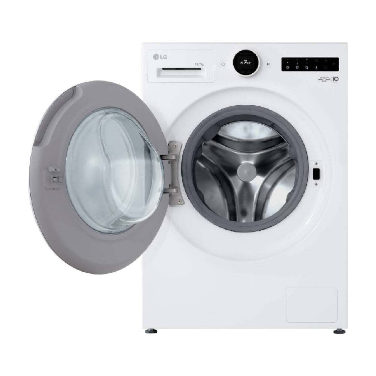 Lavasecadora LG W4X7537TLS de 13/7 kg con Wi-Fi y autodosificación