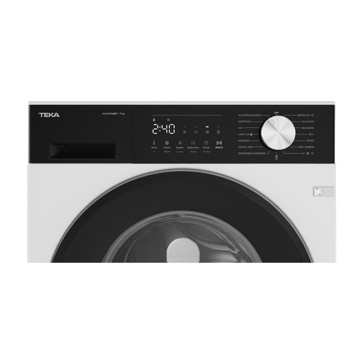 Lavadora Teka WM 20741 W SP de 7 kg y 1400 rpm