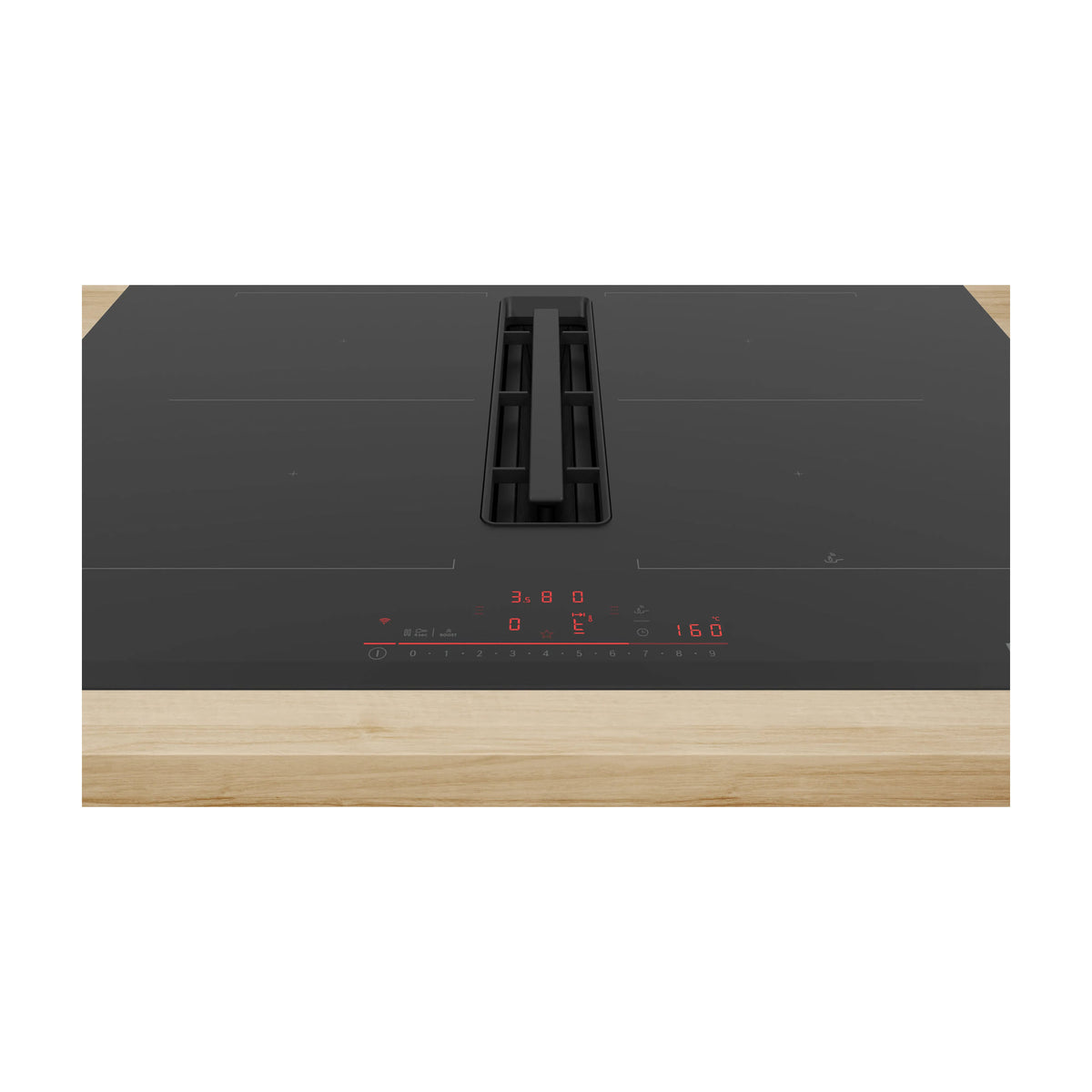 Placa de inducción Bosch PVQ731H26E con extractor integrado, 70 cm