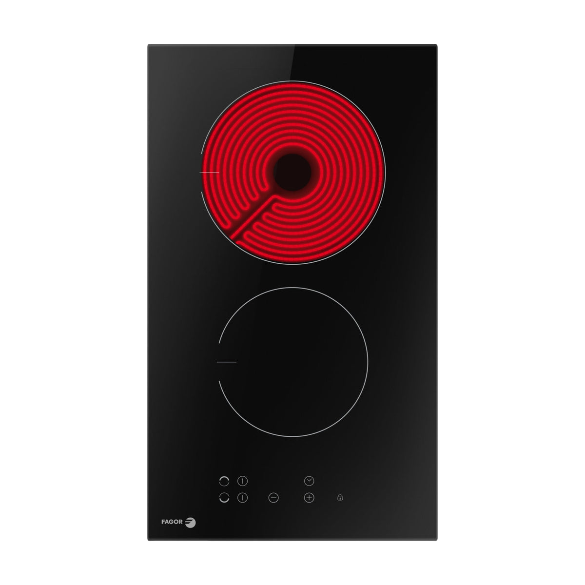 Placa vitrocerámica Fagor 3MFT-2AC de 30 cm con 2 zonas
