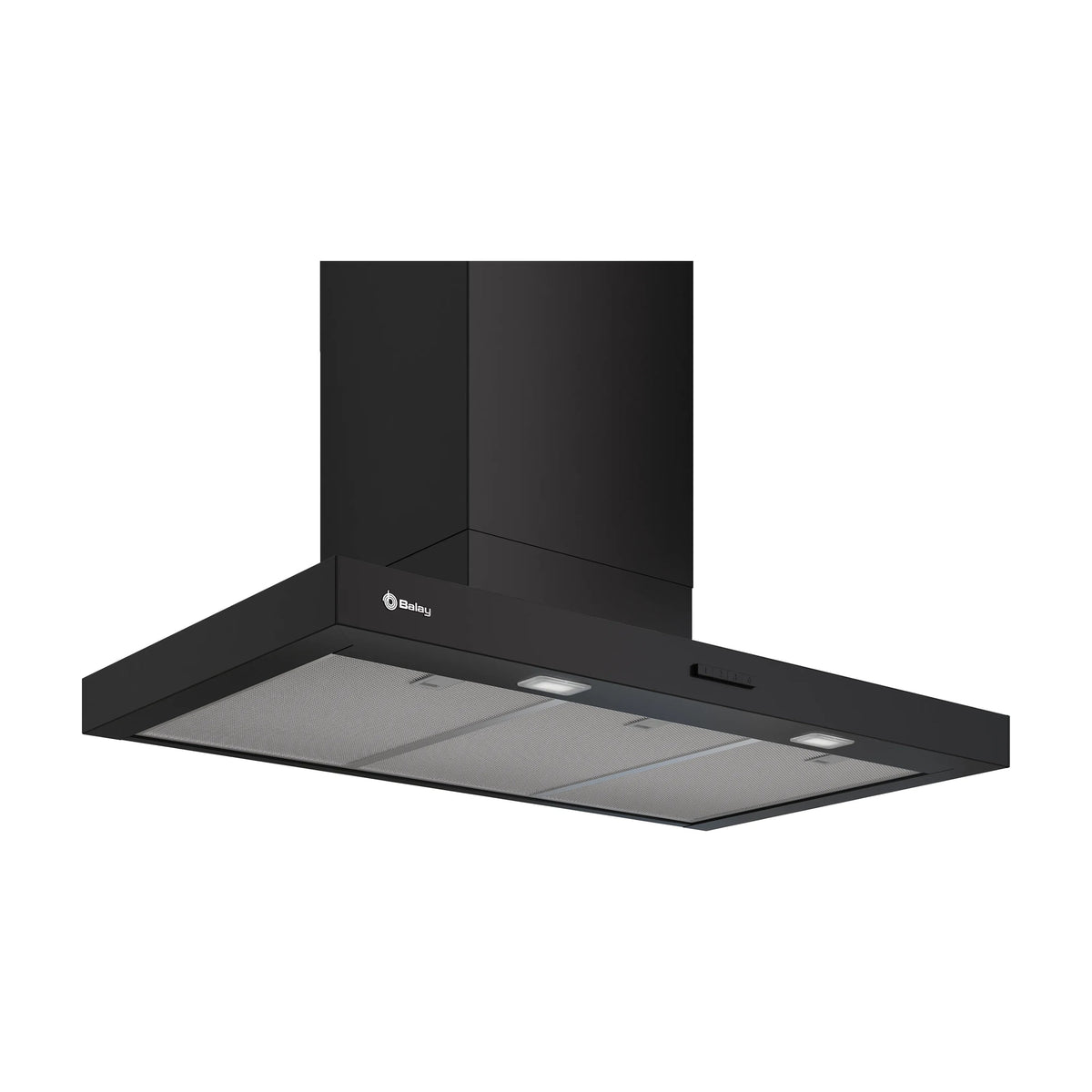 Campana decorativa de pared Balay 3BC895MM, 90 cm, negro mate
