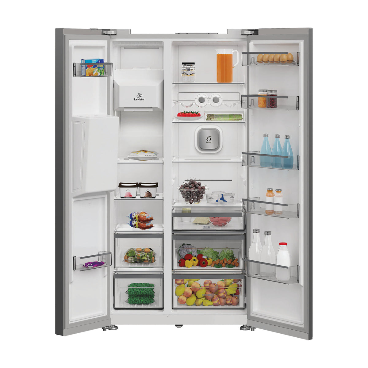 Frigorífico americano Whirlpool WHG26574WX5E, 578 l, Dual No Frost