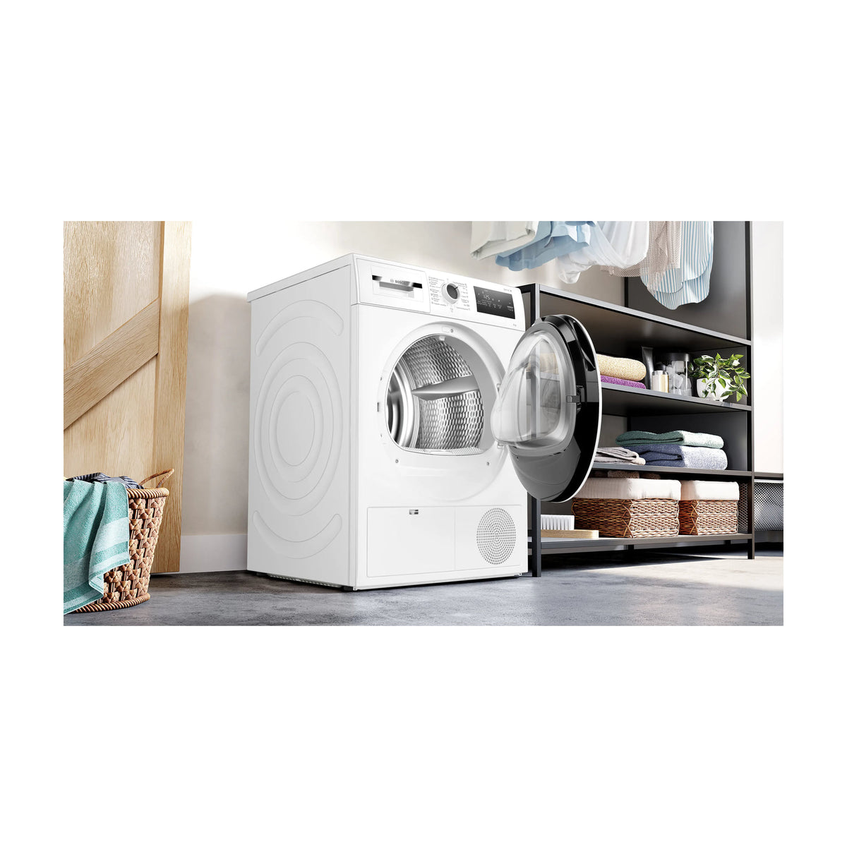 Secadora Bosch WTR83200ES con bomba de calor, 8 kg y AutoDry