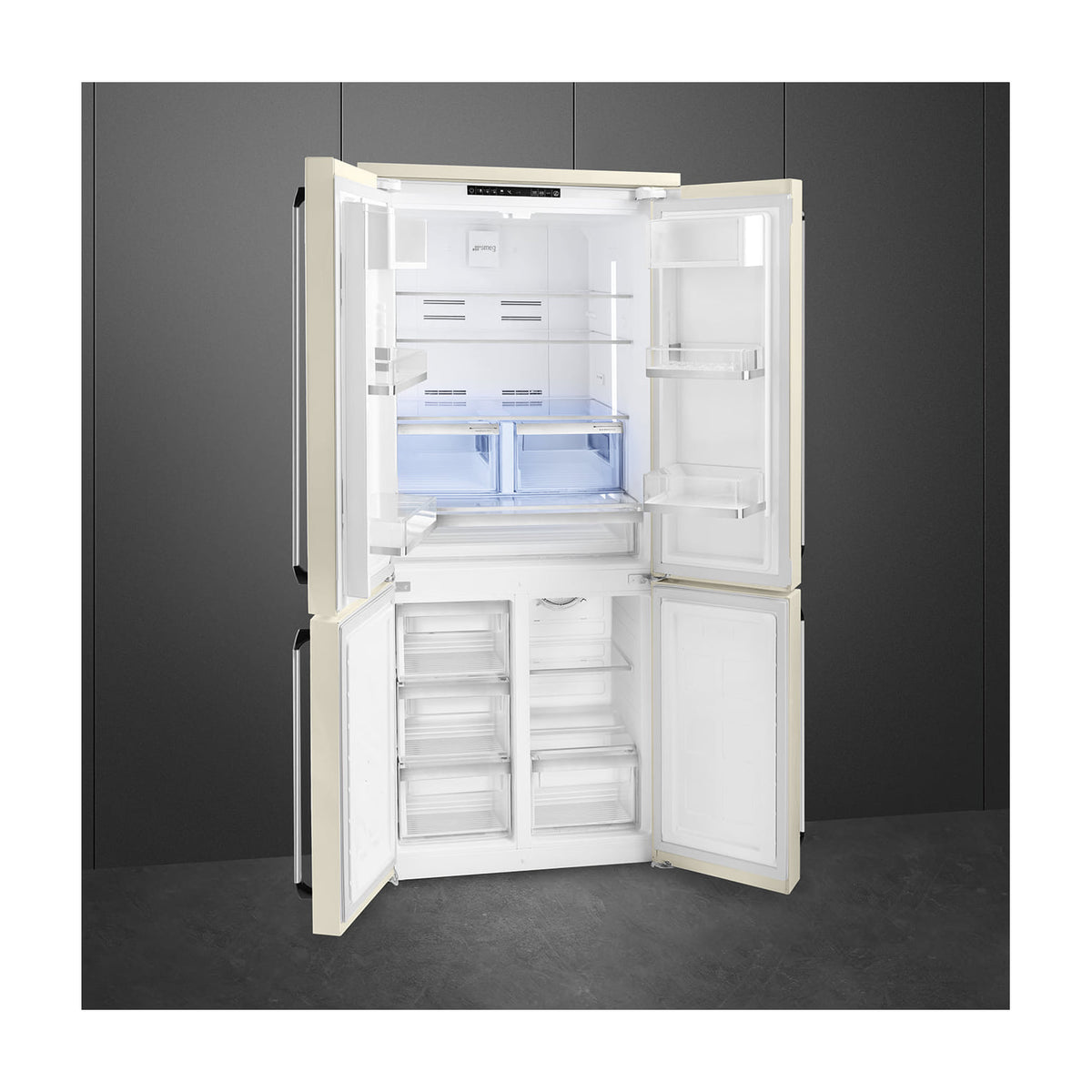 Frigorífico americano Smeg FQ960P6 de 4 puertas, 572 l y No Frost total