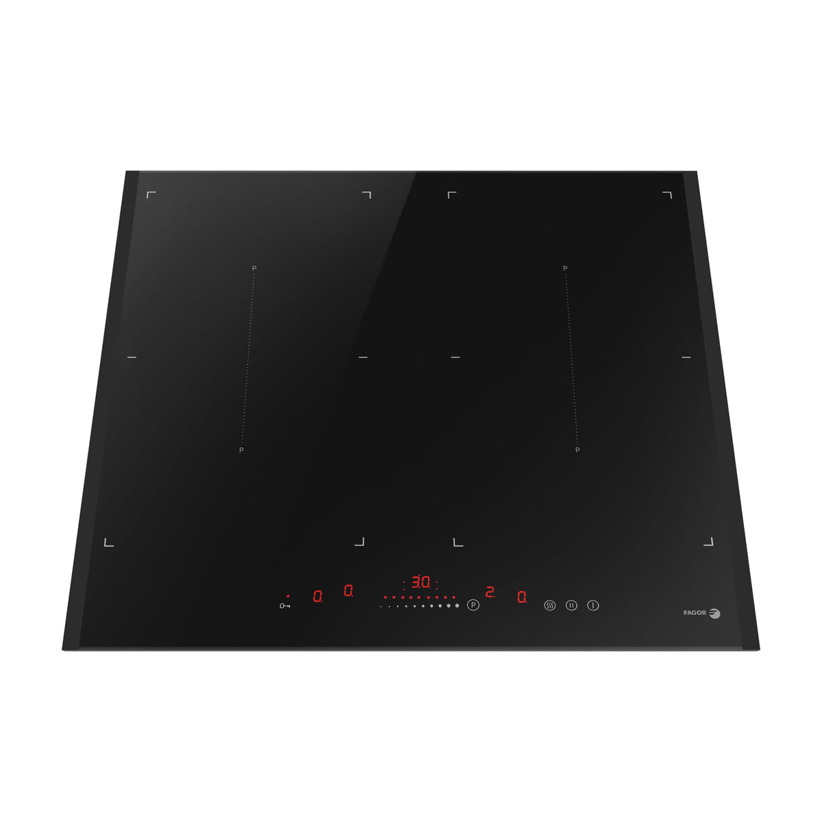 Placa de inducción Fagor Master 3IF-ZONE40BL con 4 zonas y FlexiSpace