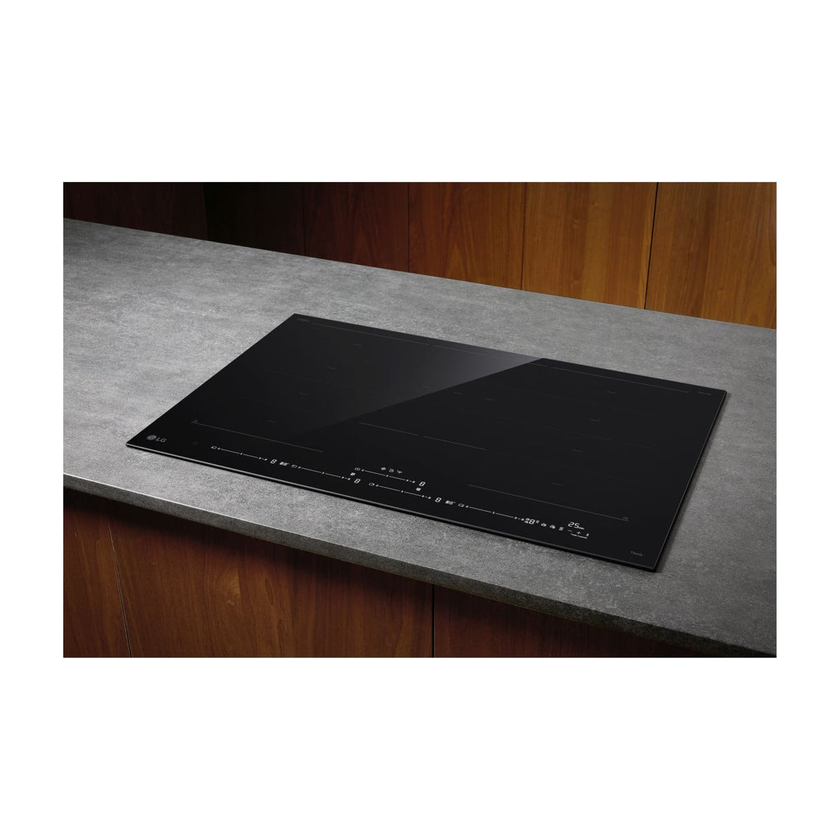 Placa de inducción LG CI9D3059BN de 80 cm con 5 zonas y Full Flex
