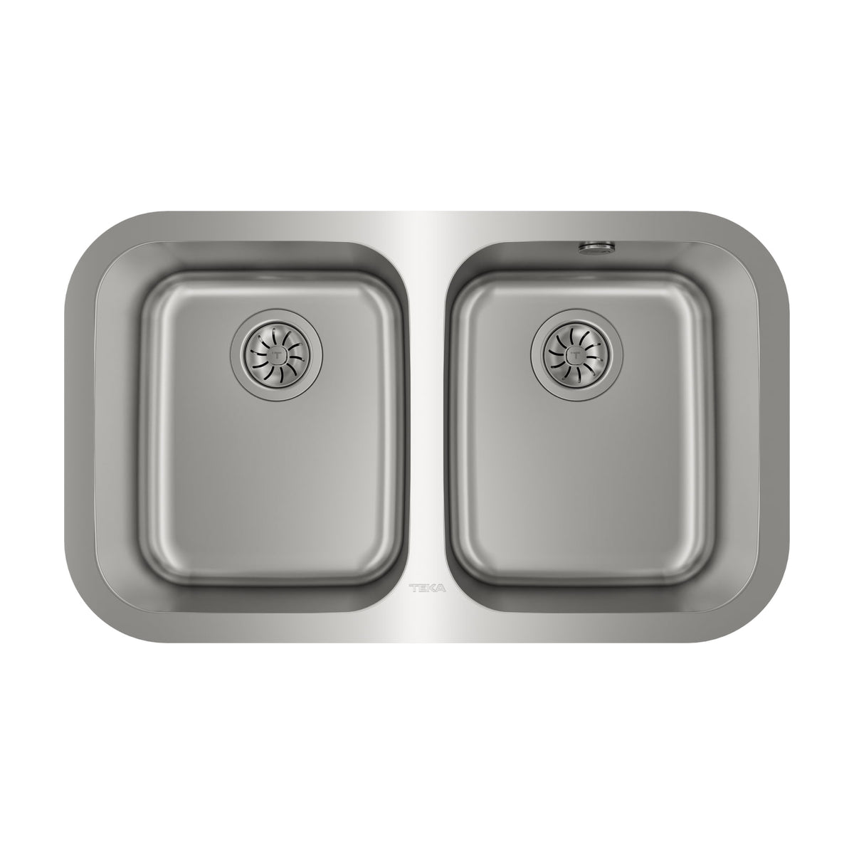 Fregadero Teka BE 2C 780 de dos cubetas, bajo encimera
