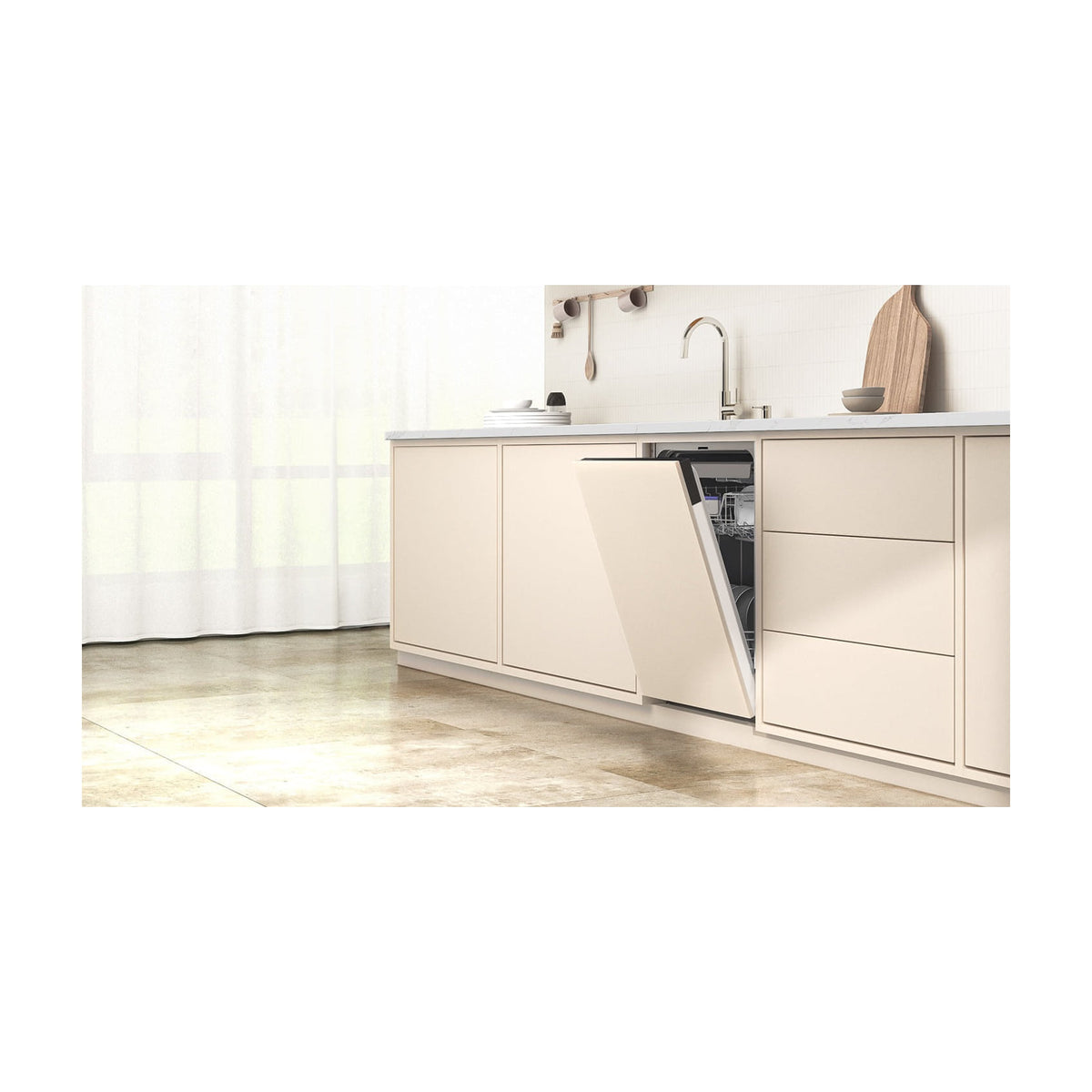 Lavavajillas integrable Samsung DW50DG450B00ET, 45 cm y 10 cubiertos