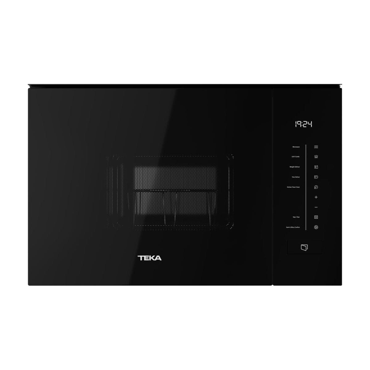 Microondas integrable Teka MLEG 820 FI FBK con grill, 20 l y cristal negro