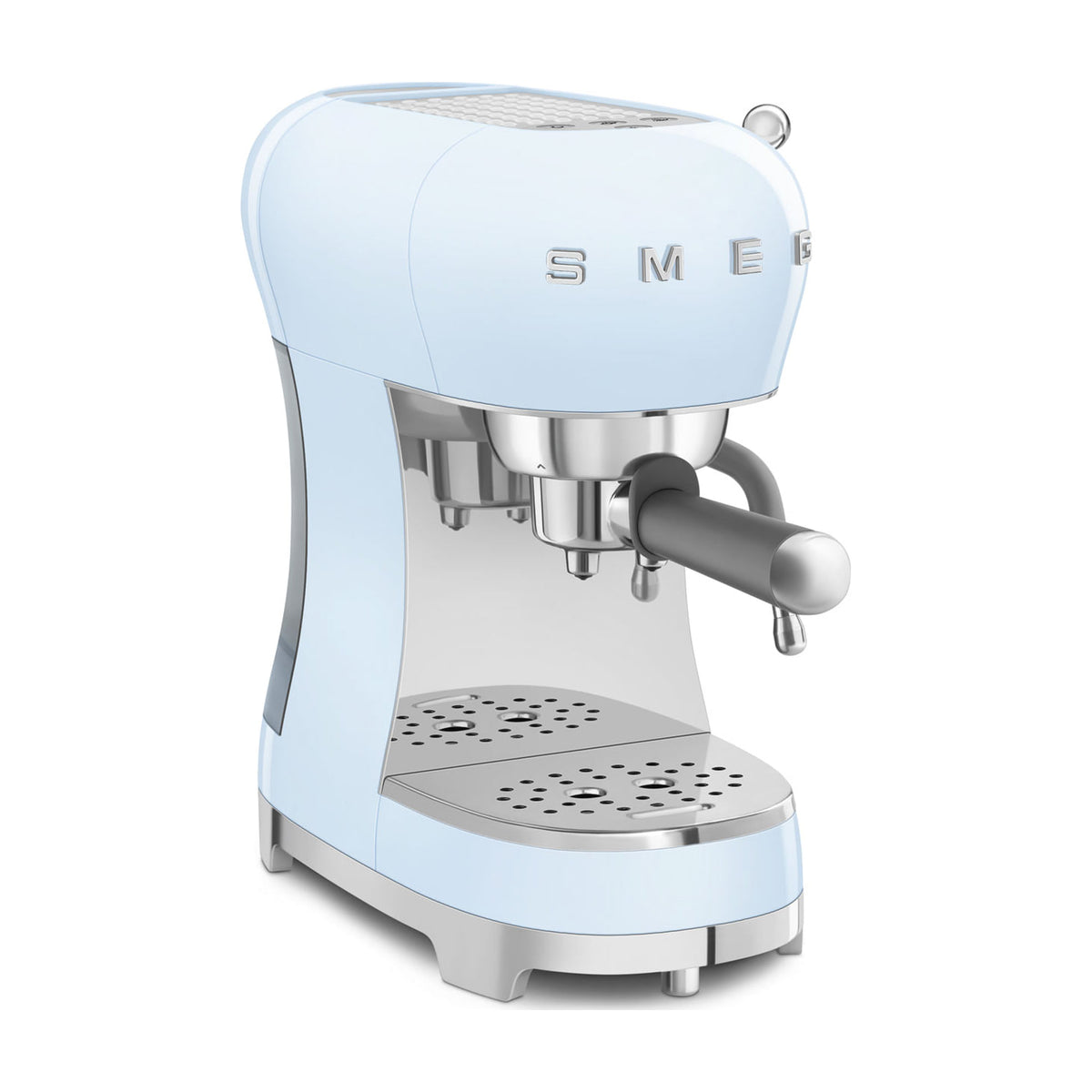 Cafetera espresso manual Smeg ECF02PBEU azul, 15 bar y Thermoblock