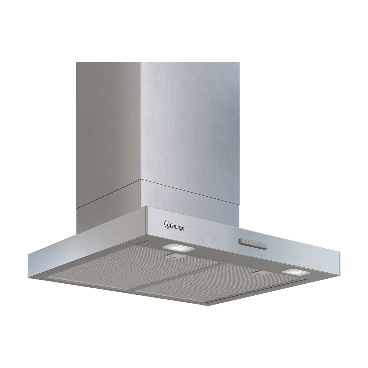 Campana decorativa de pared Balay 3BC864MXD, 60 cm, acero mate antihuellas