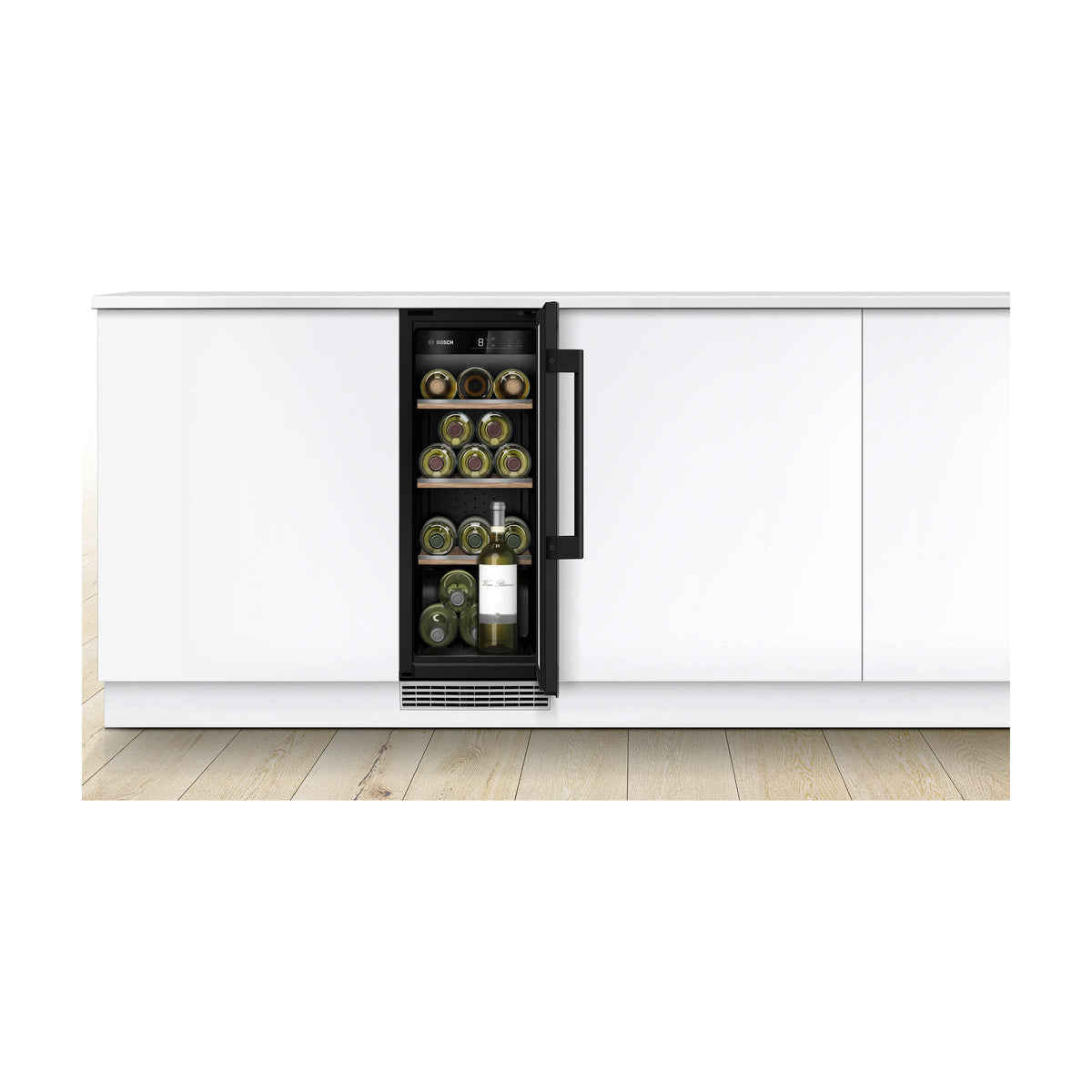 Vinoteca integrable Bosch KUW20VHF0 de 21 botellas y 1 zona
