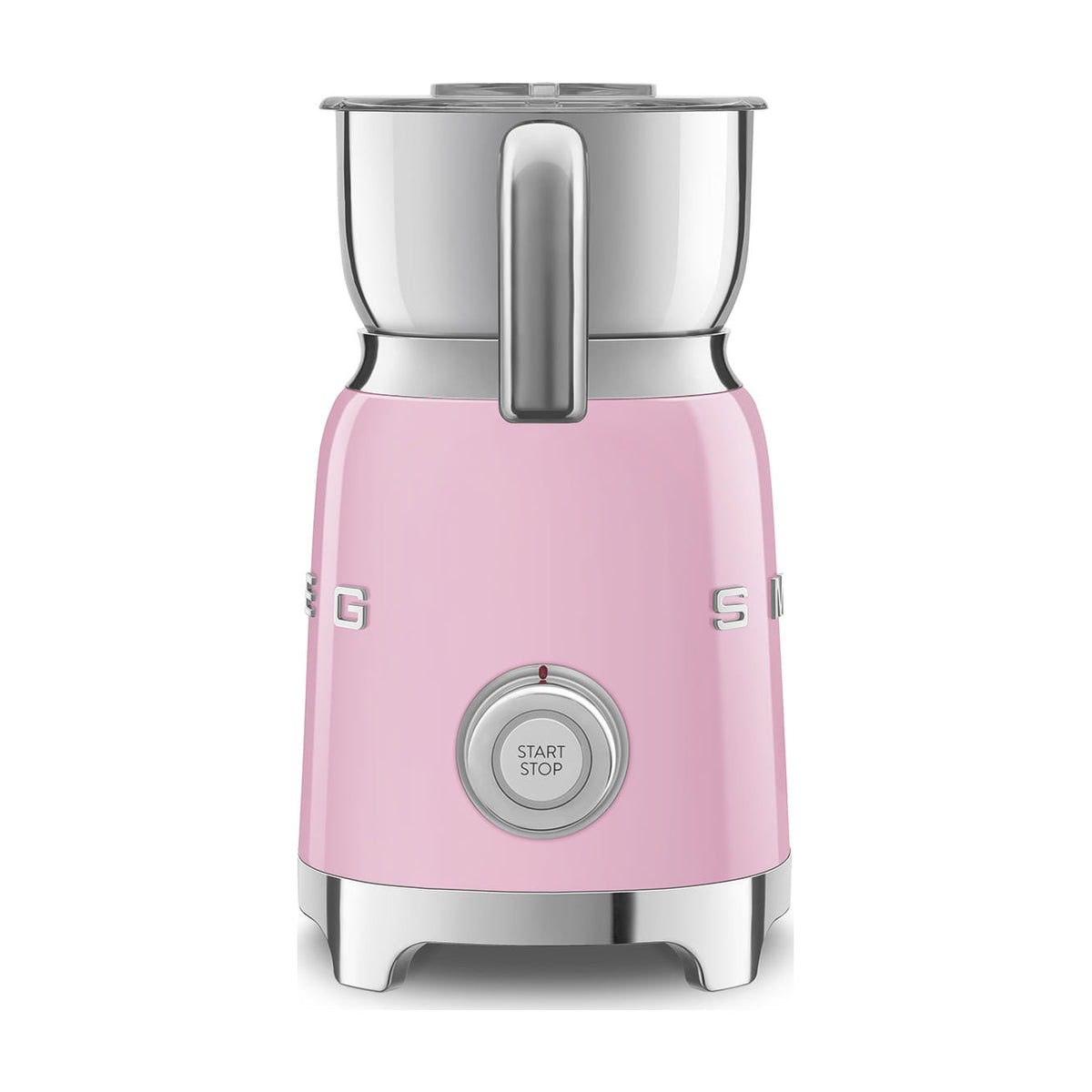 Espumador de leche Smeg MFF11PKEU por inducción, 6 programas, rosa