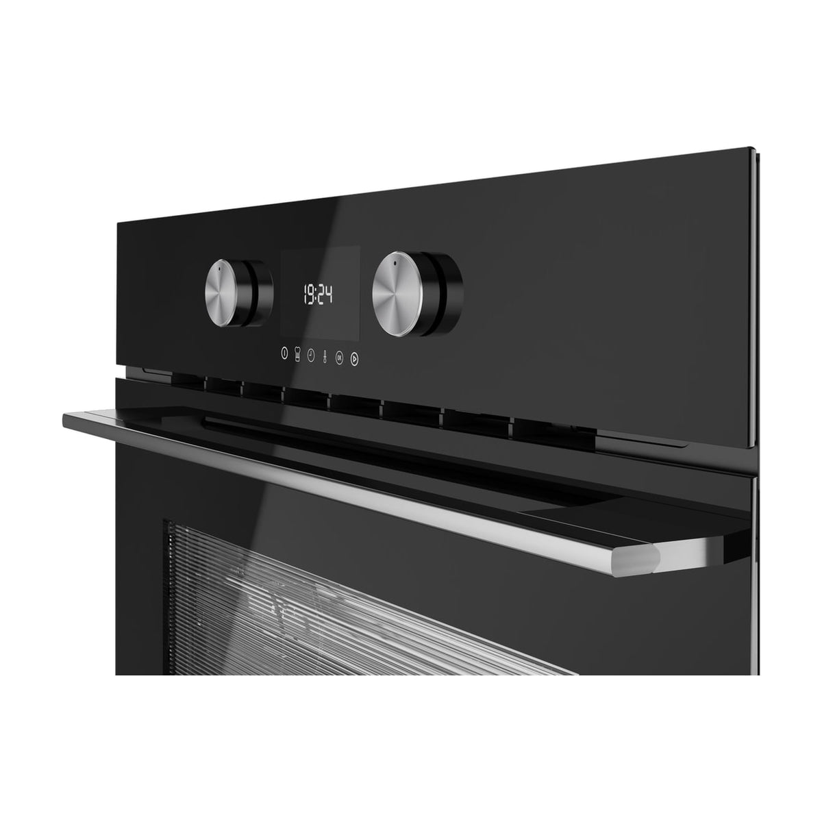 Horno de vapor compacto Teka HLC 8470 SC BK, 44 l, cristal negro