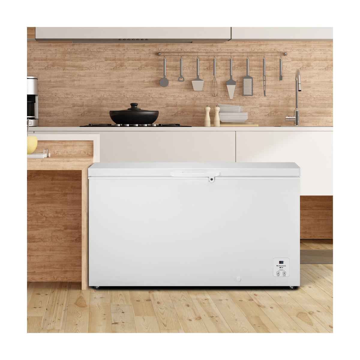 Arcón congelador Hisense FT546D4AWLYE de 420 l, convertible en frigorífico