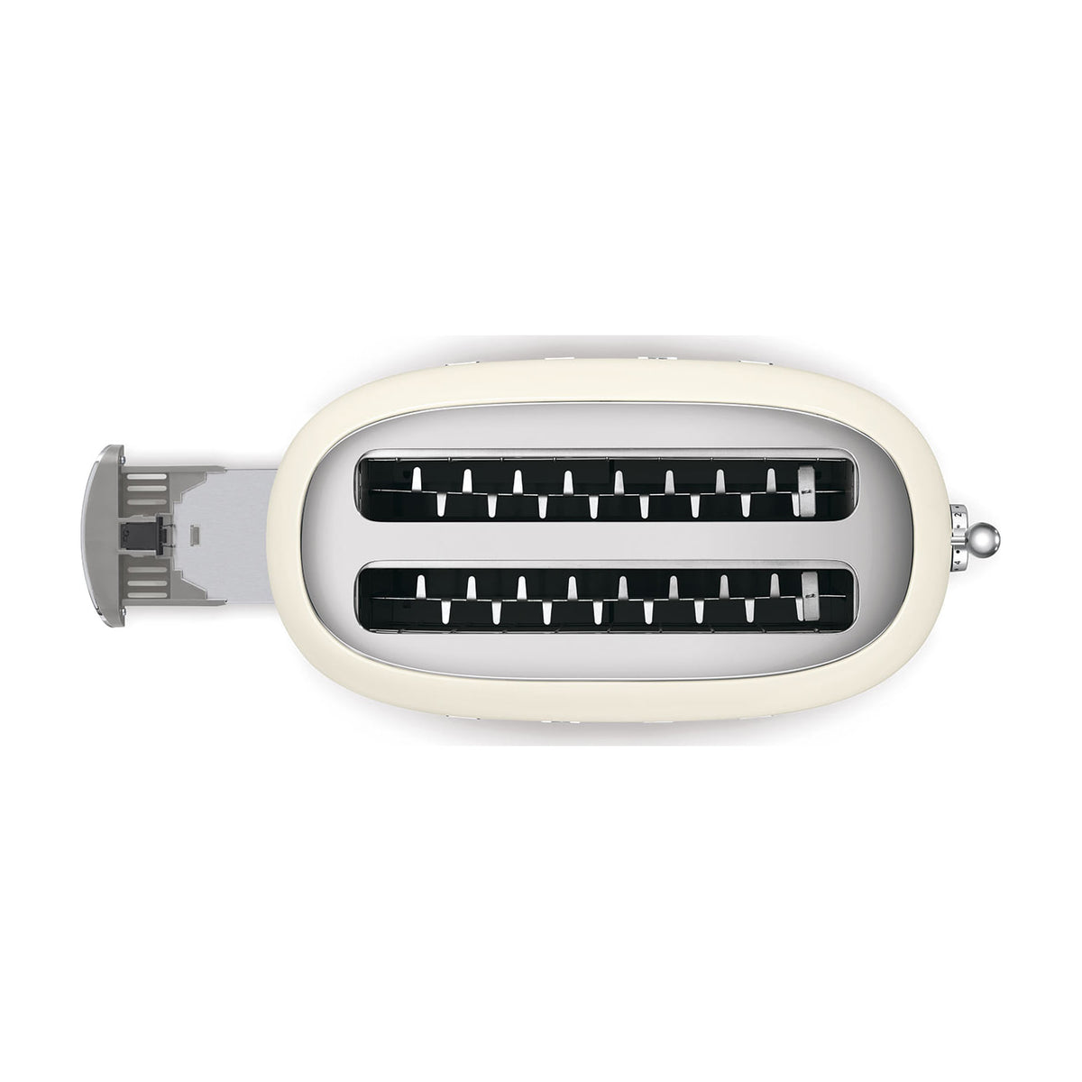 Tostadora Smeg TSF02CREU crema, 4 rebanadas y 1500 W