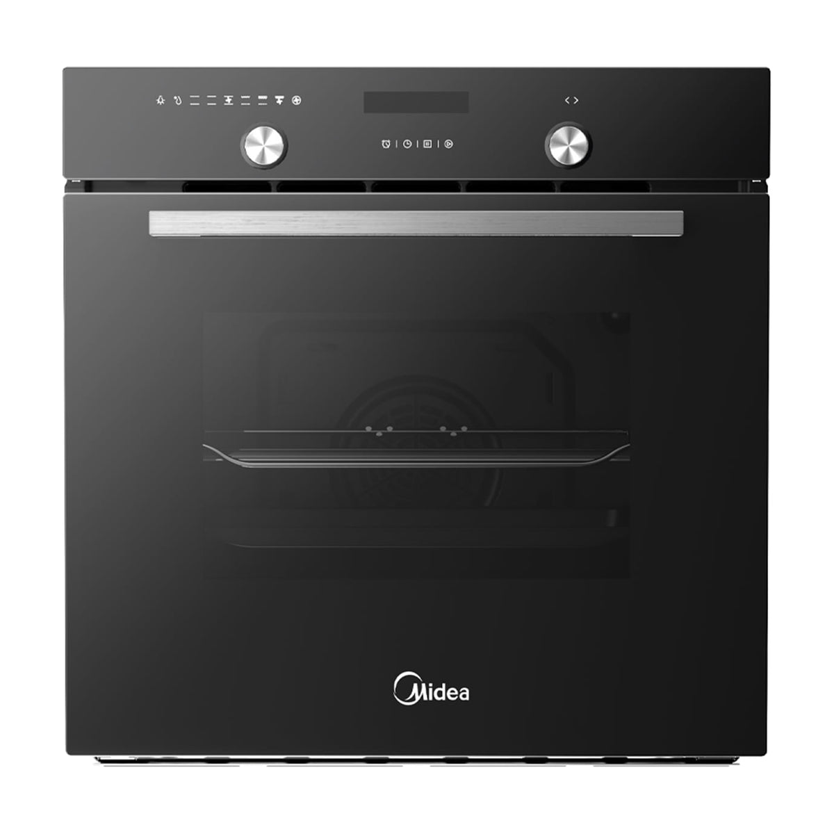Horno multifunción Midea MBON5M90E5-BK, 70 l y 9 funciones