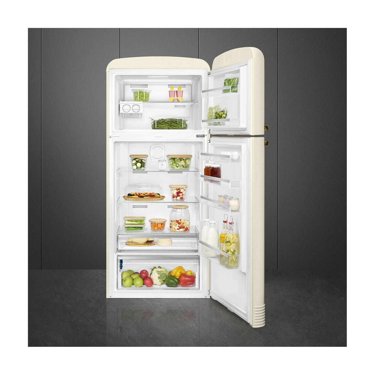 Frigorífico de dos puertas Smeg FAB50RCRB5, 524 l y No Frost total
