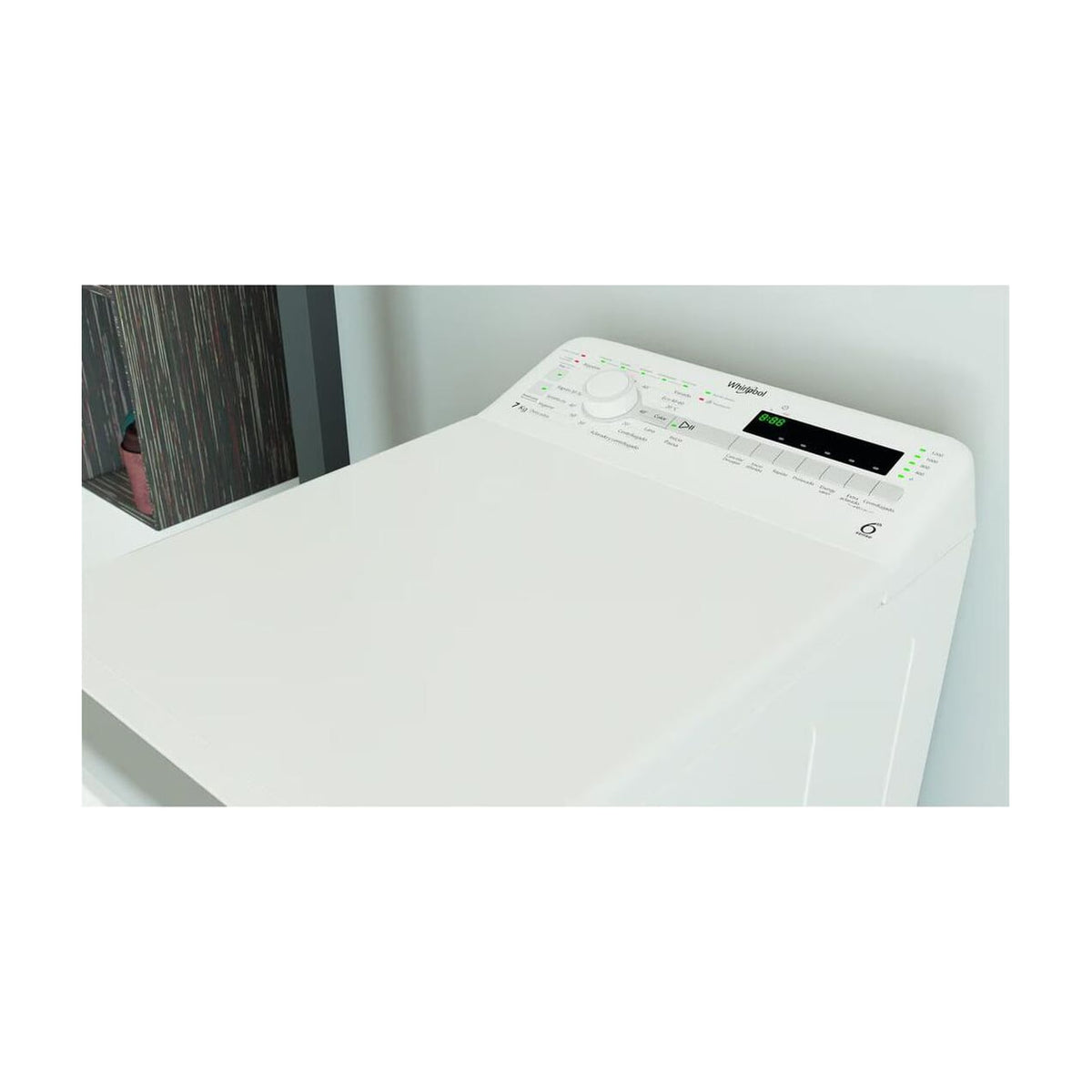 Lavadora de carga superior Whirlpool TDLR 7220SS SP/N, 7 kg y 1200 rpm
