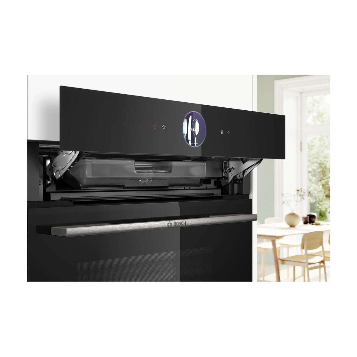 Horno compacto de vapor Bosch CSG7361B1, 47 l y Home Connect