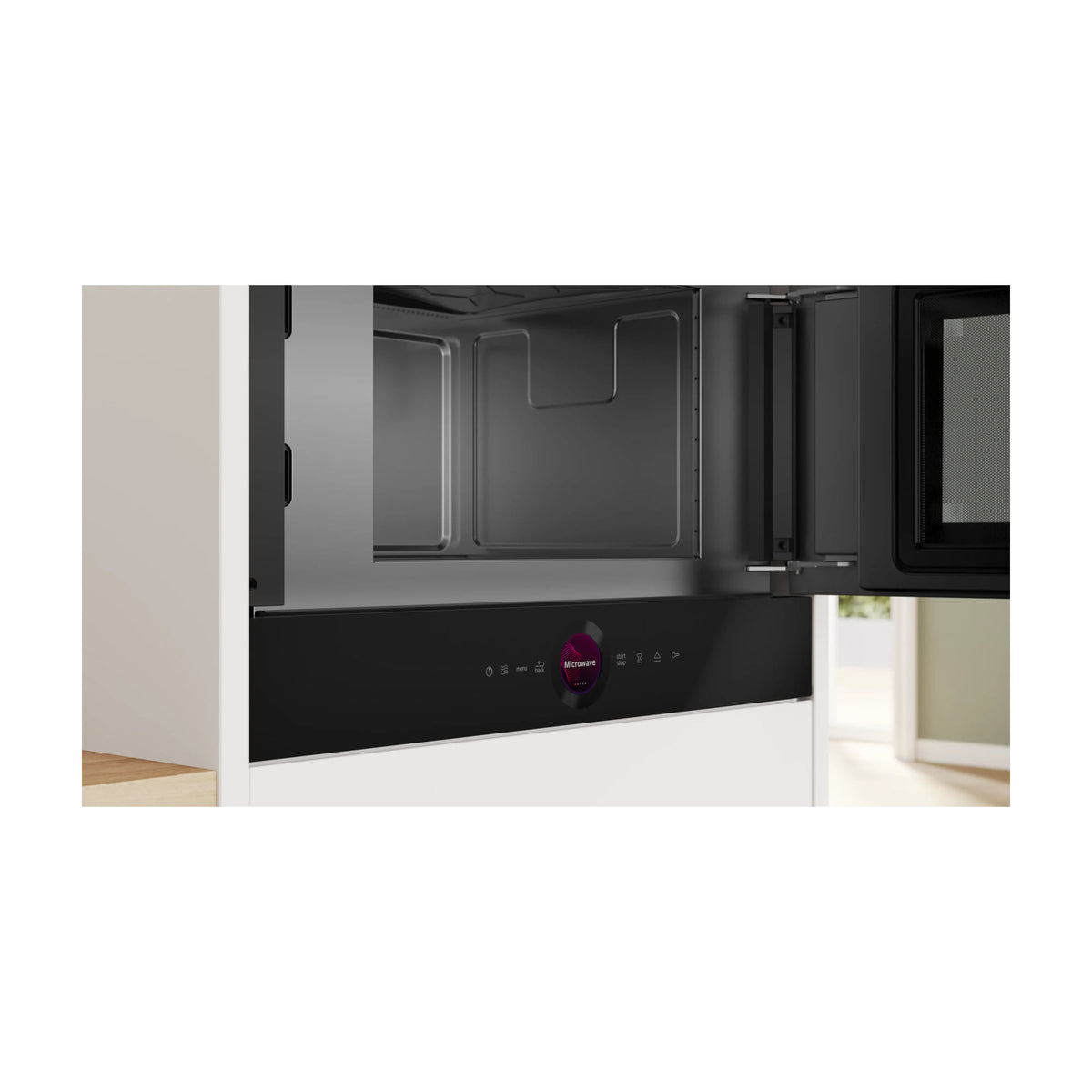 Microondas integrable Bosch BFR7221B1 de 21 litros y 900 W
