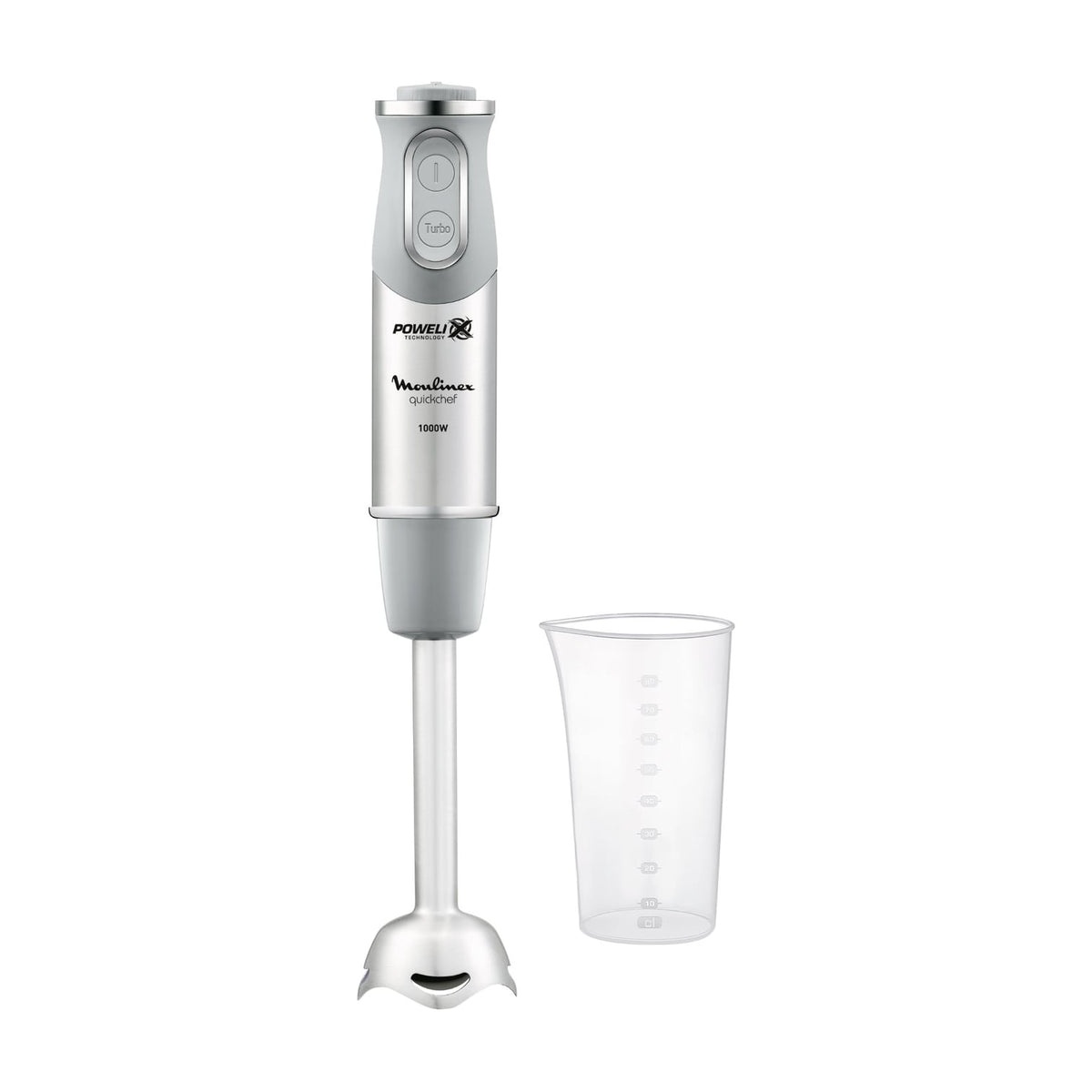 Batidora de mano Moulinex Quickchef DD65AD10, 1000 W y 10 velocidades
